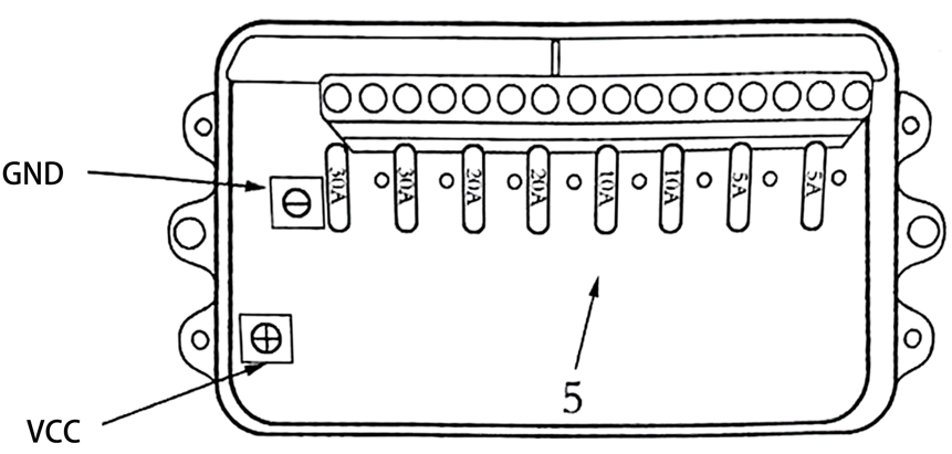 PN-SPRF8 Internal structure diagram