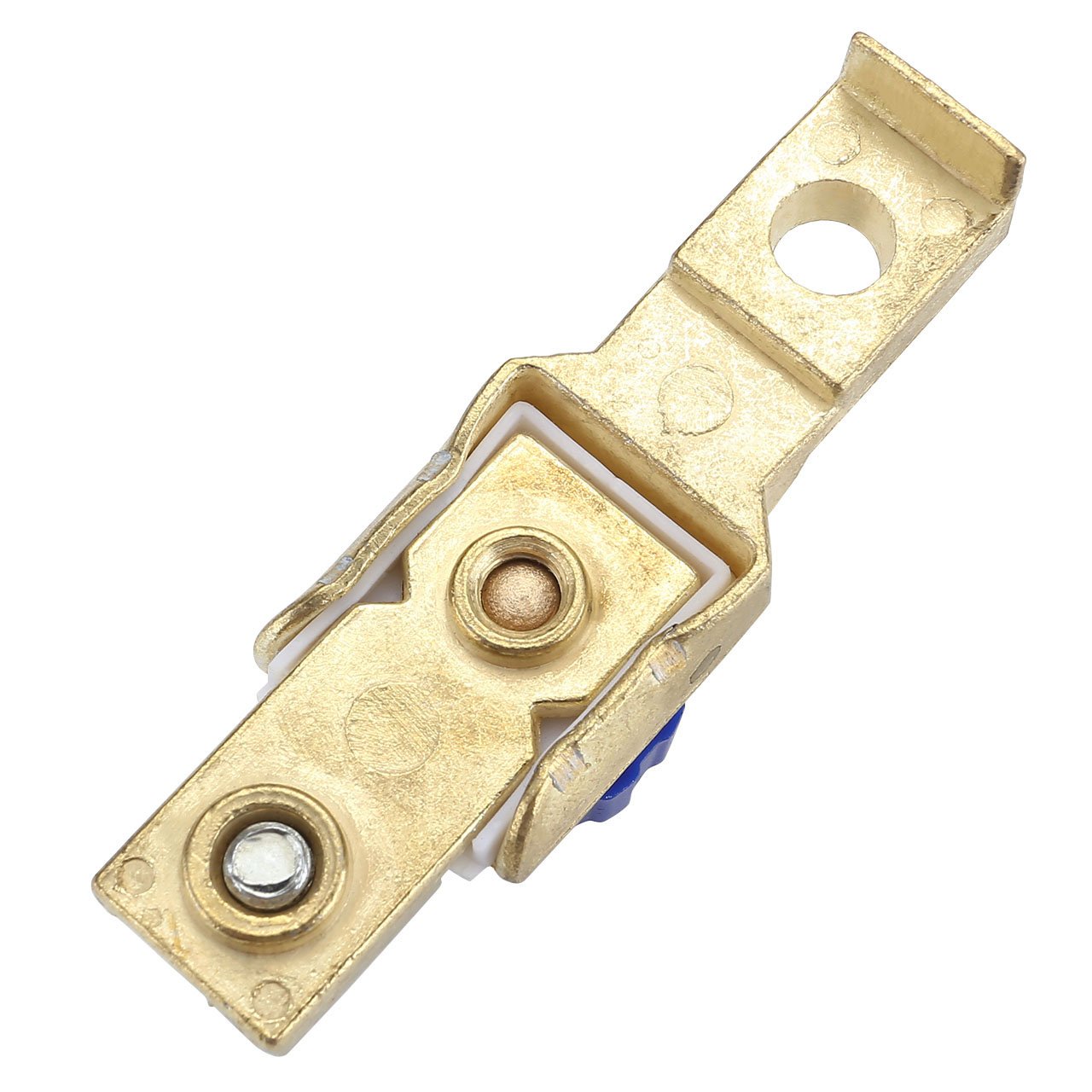 56-00024 80A 6/12V DC Motorcycle Battery Disconnect Switch Compact Top Post Isolator with Blue Knob for 6mm Terminals