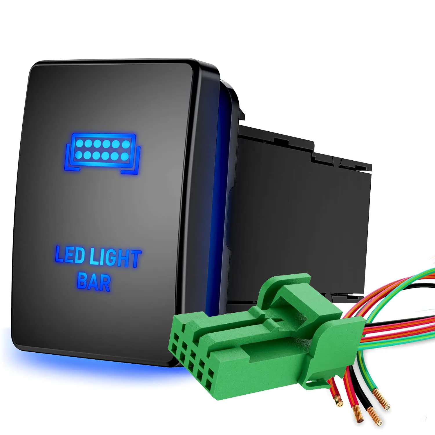 12V LED Light Bar Push Button Switch For Toyota - DAIER