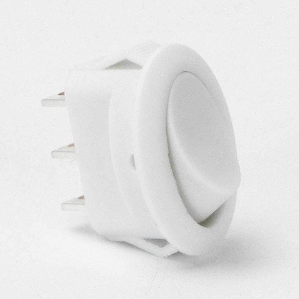 T85 White Oval Rocker Switch 6A/250V 10A/125VAC - DAIER