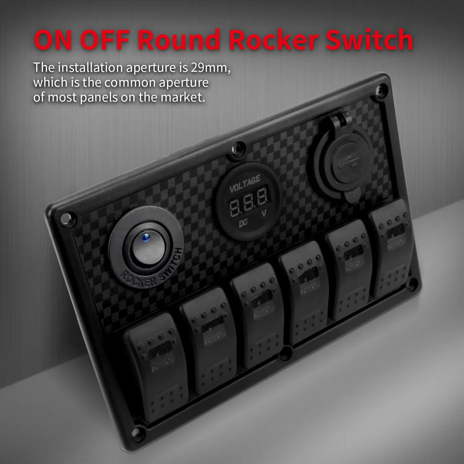 2/4pcs On/Off Led 12v 16a Dot Round Rocker Spst Toggle Switch Car Boat Light 'YH 2/4pcs On/Off Led 12v 16a Dot Round Rocker Spst Toggle Switch Car Boat Light 'YH