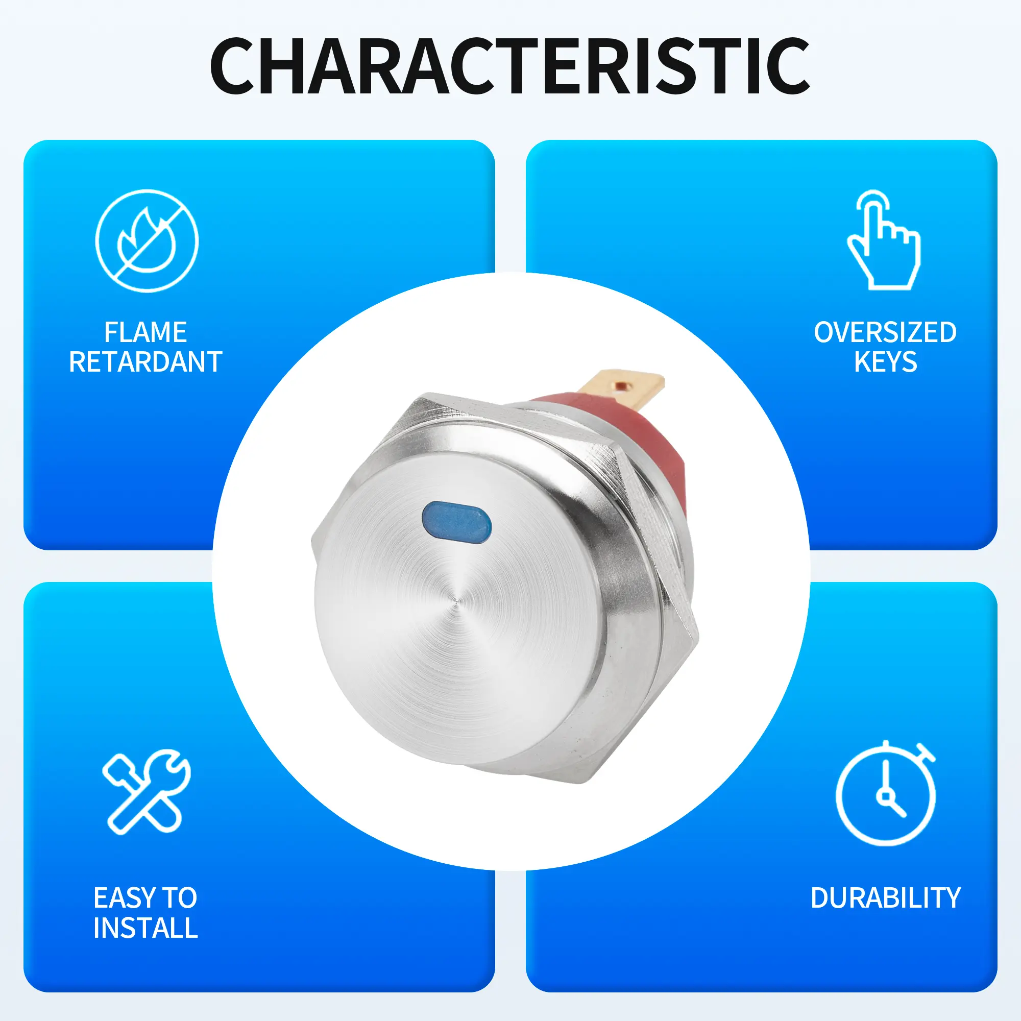 Stainless Steel Rocker Switch A5 Products