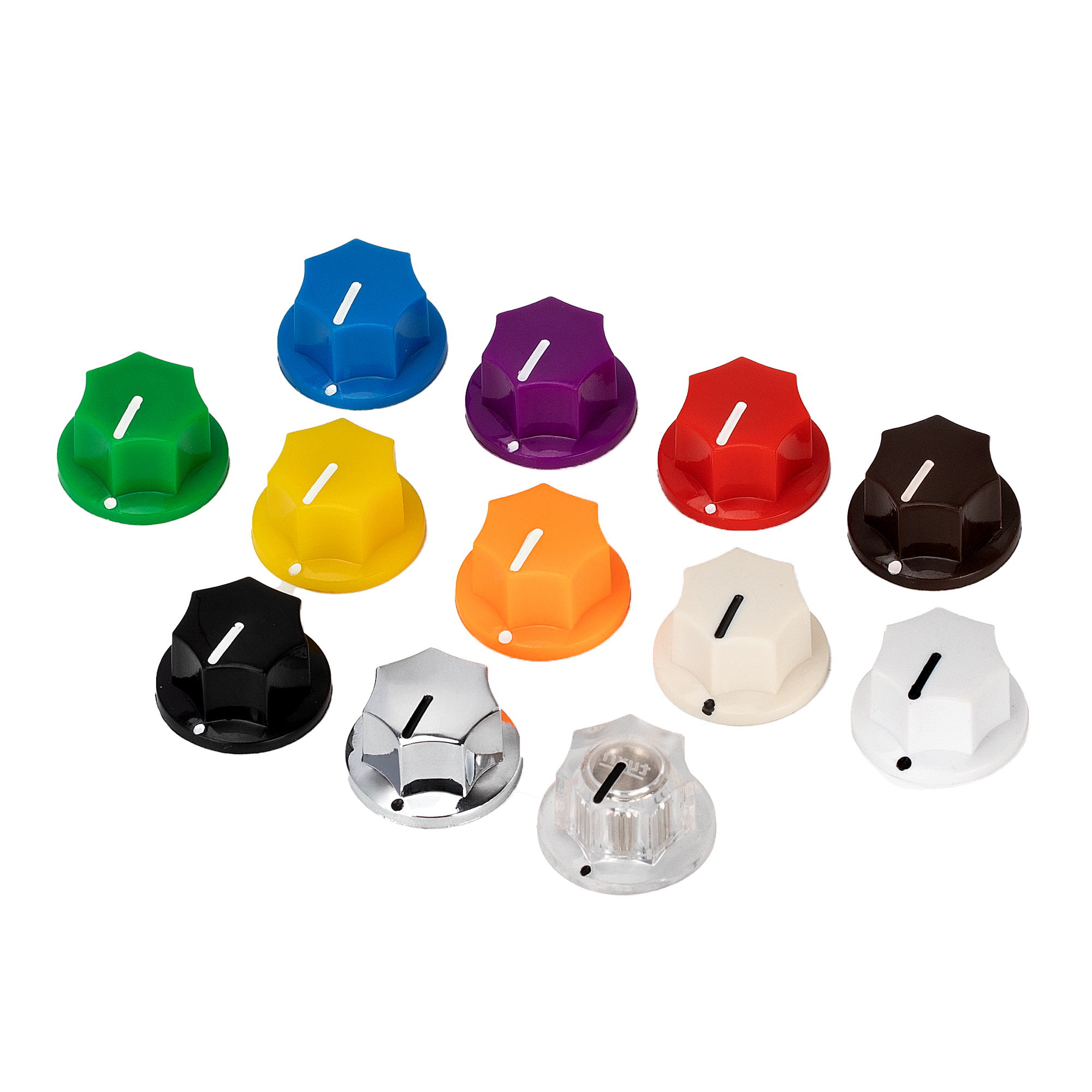 MF-B01P Large Classic Dunlop MXR Style Knob with Set Screw – 25mm O.D.
