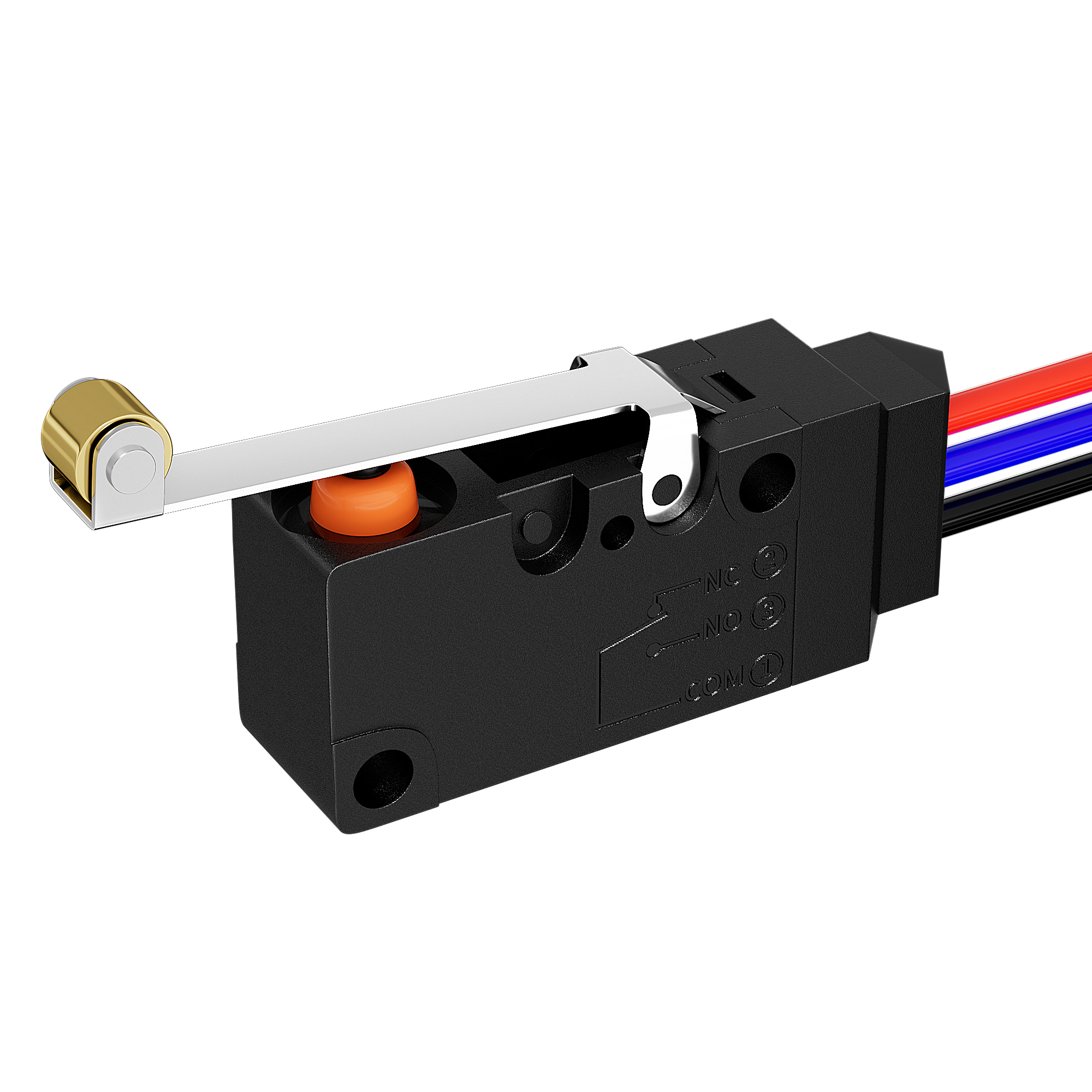 WS2-Z5-W200200 SPDT 3 Pin 125/250V 10A Micro Limit Switch with Long Roller