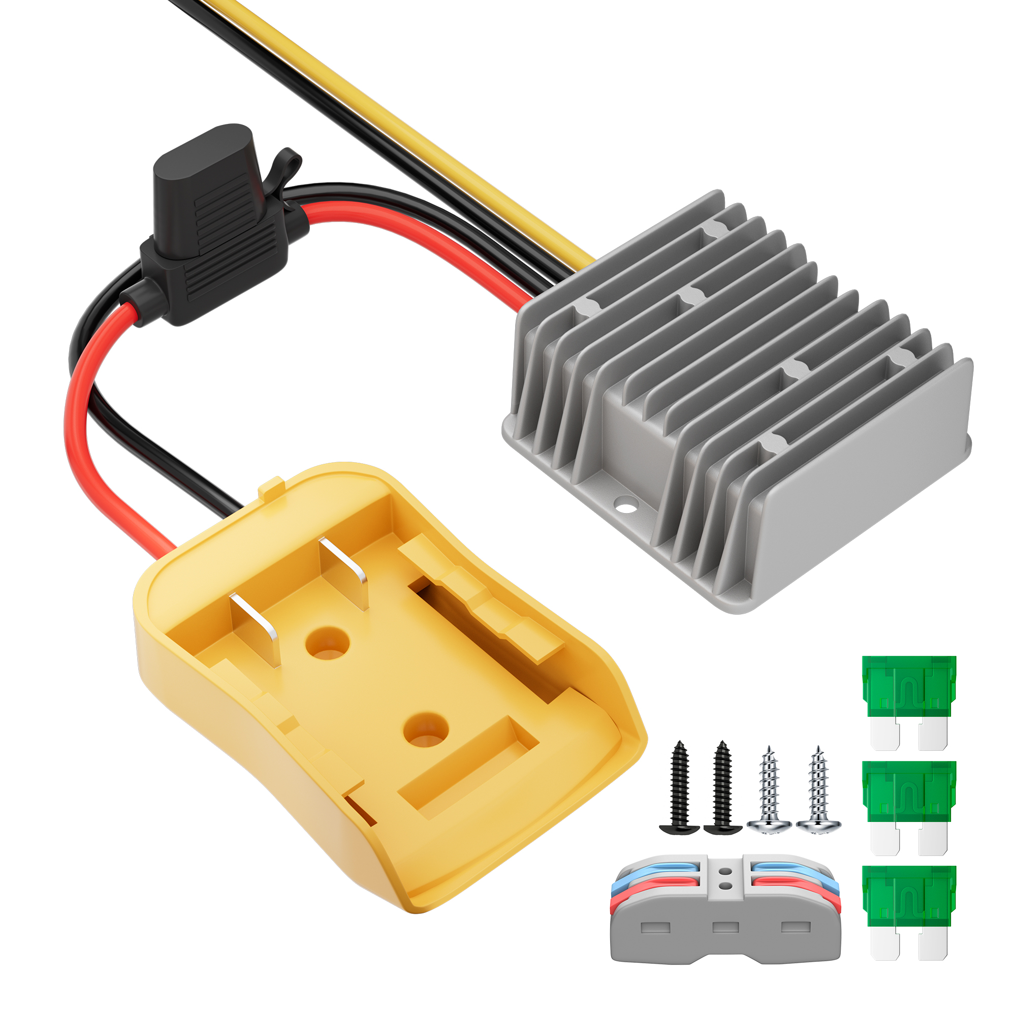 DC Voltage Battery Power Adapter With 20V To 12V Step Down