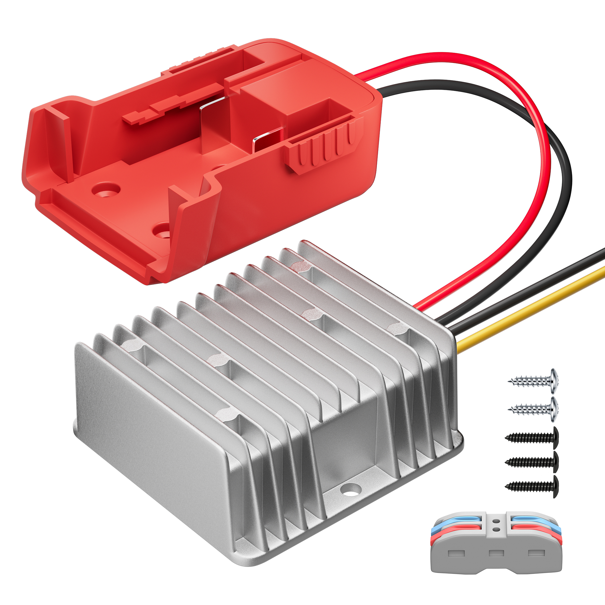 MWK-W1-12V20A Step Down DC 18V to 12V Converter Adapter Fit for Milwaukee M18 Batteries