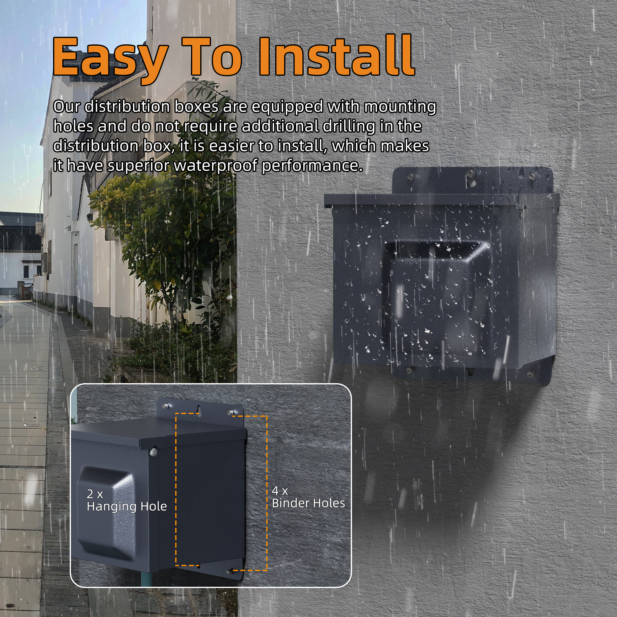 POP-1-30A-C Weatherproof Outdoor 125/250V 30 Amp RV Outlet Box with NEMA TT-30R Receptacle