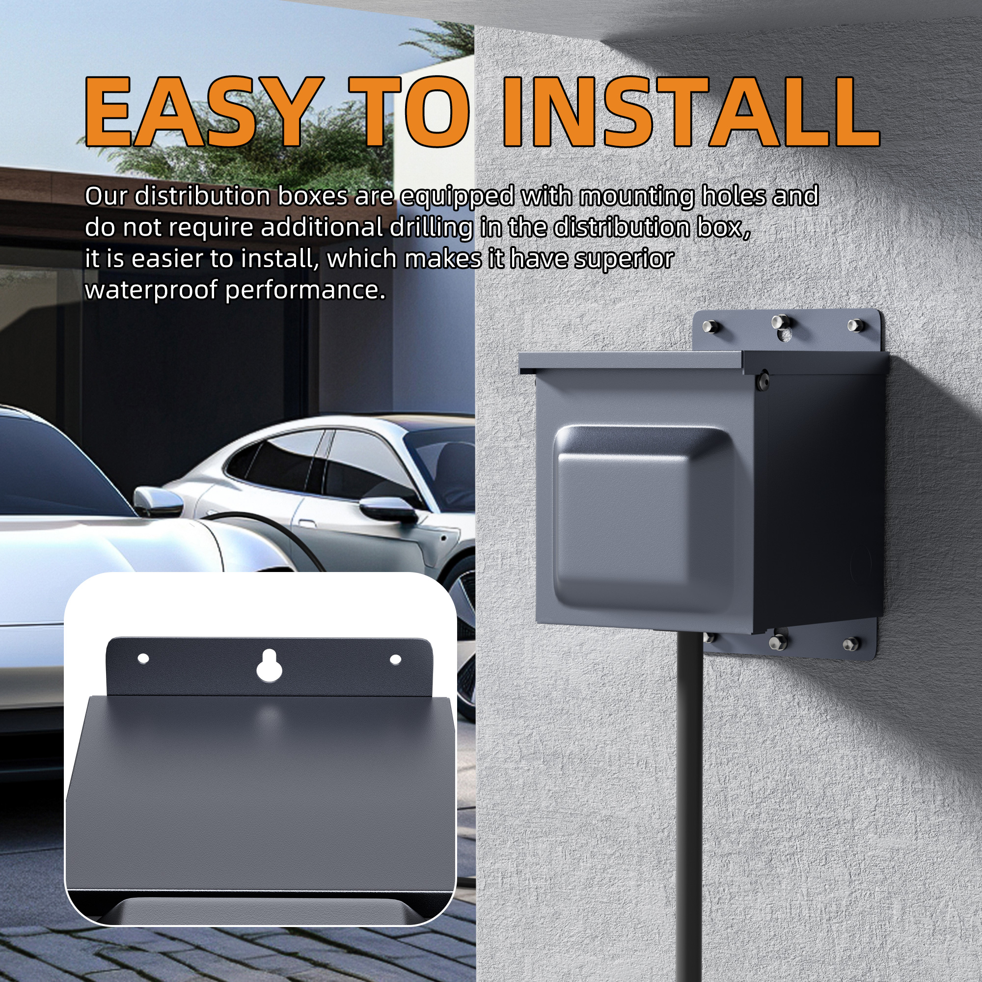 POP-1-50A 125/250V 50 Amp RV Outlet Box with NEMA 14-50R Receptacle and Type 3R Enclosure