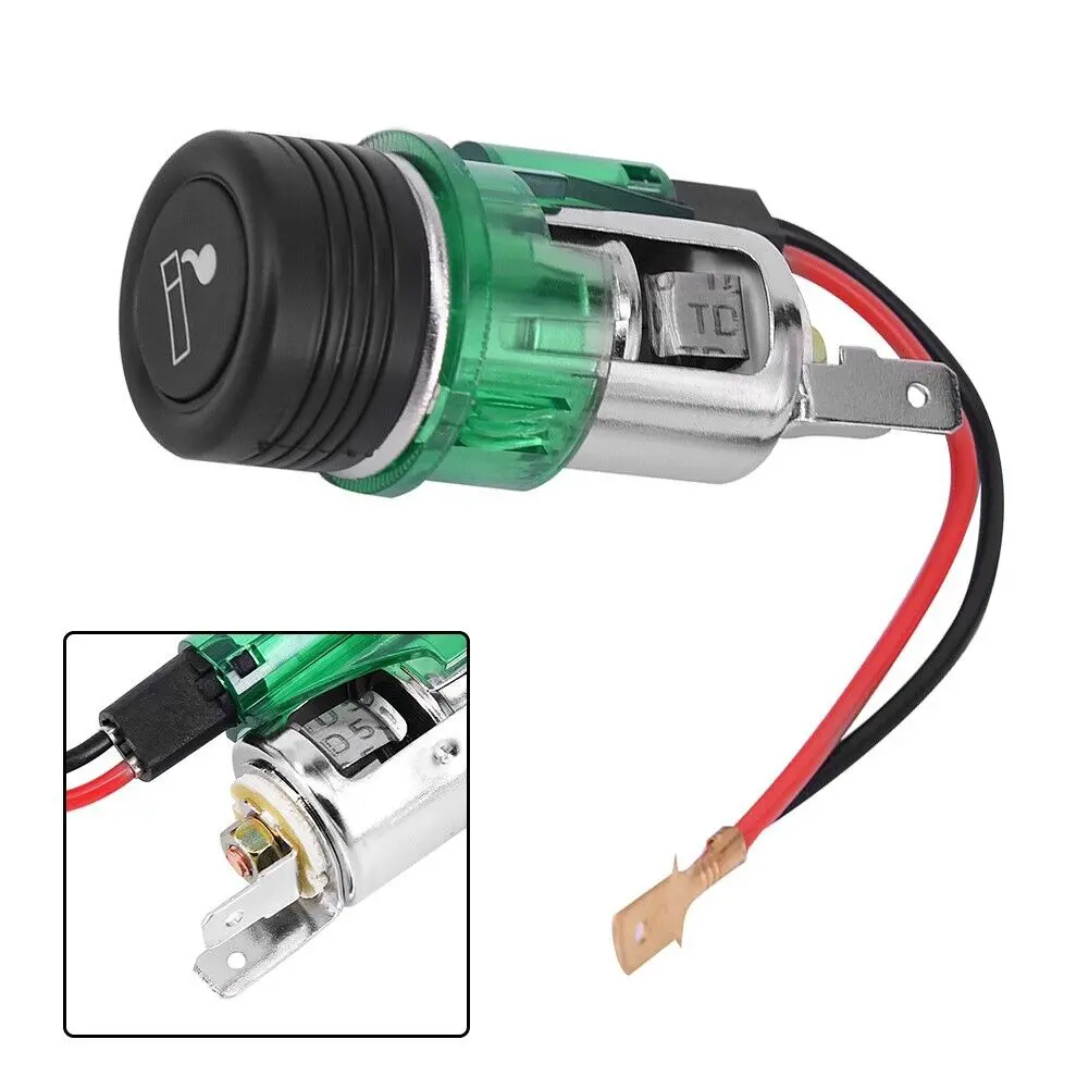 DC 12V Auto Cigarette Lighter With Light And Eject Button