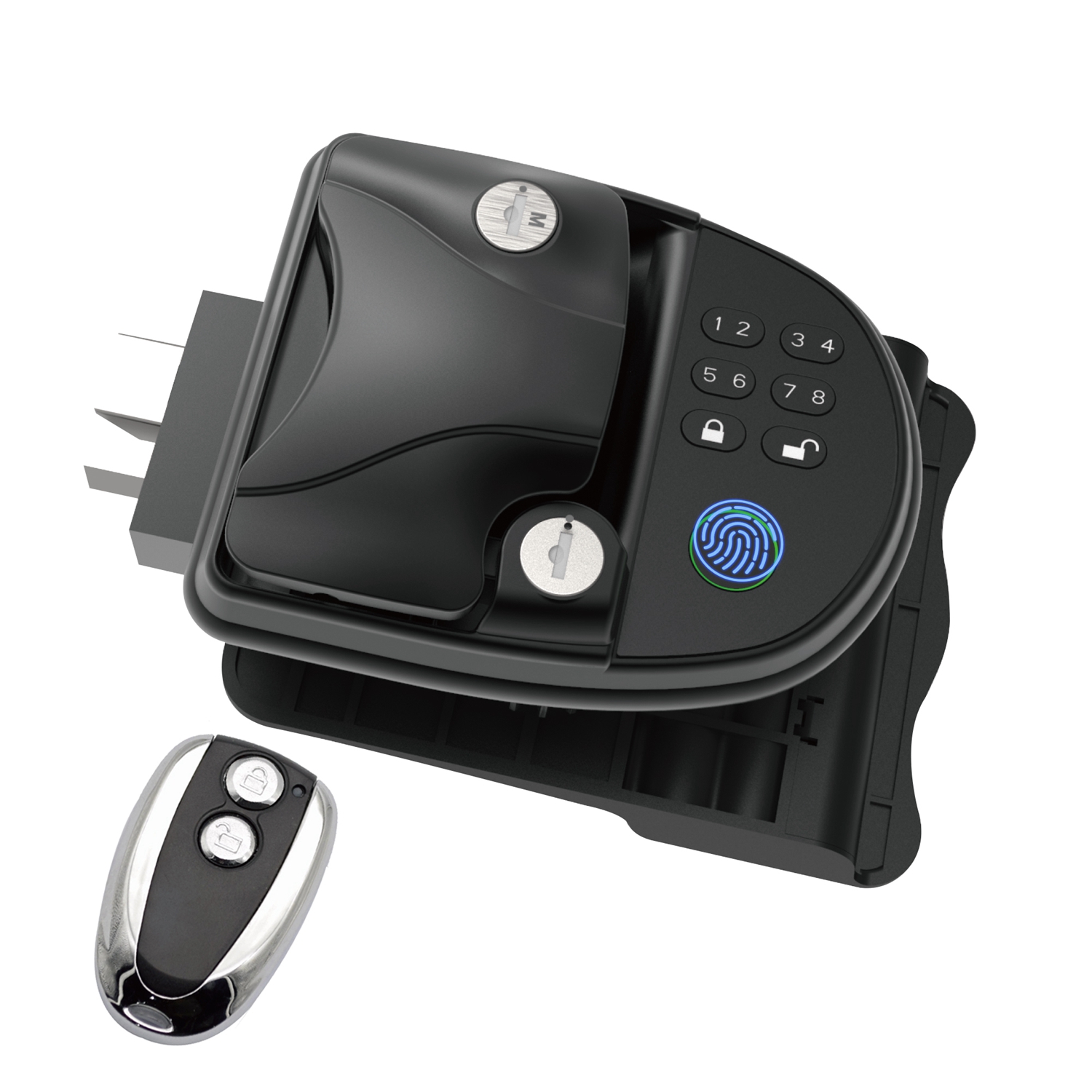 Zinc Alloy Keyless Entry RV Door Lock Kit With Keypad And Fingerprint