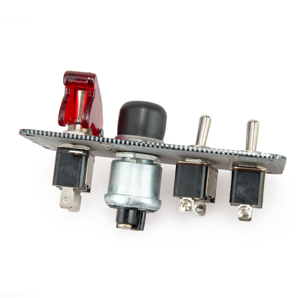 PN-SAC4-B05 4 in 1 Ignition Switch Panel with Engine Push Button and LED Toggle Switch