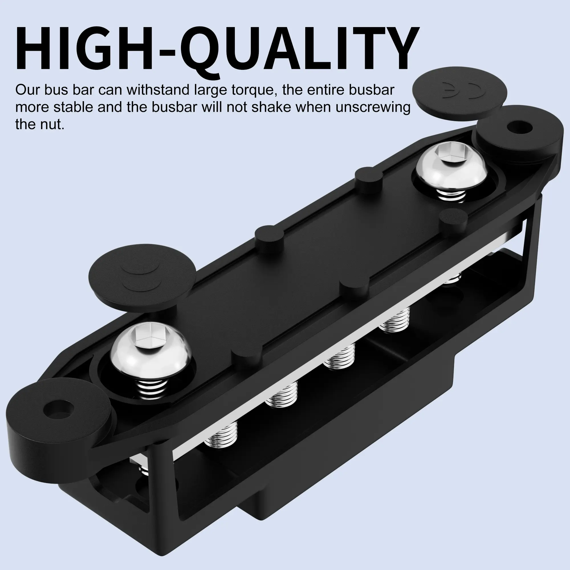 275A 48VDC M8 Studs Bus Bar Battery Power Distribution Block With