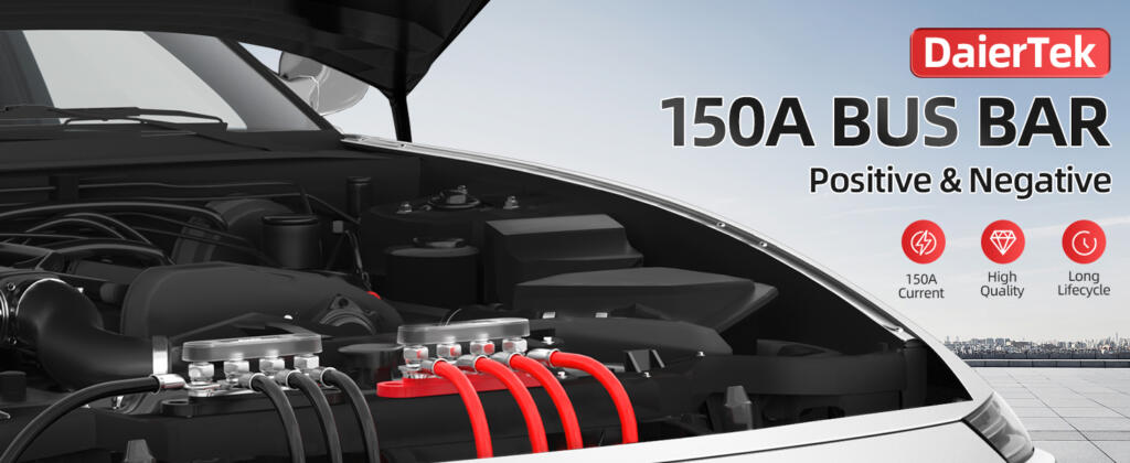 BB100-T4M8-C 150A Bus Bar Positive and Negative