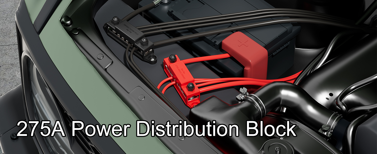 BB275-T2M10S10-C 275A Power Distribution Block