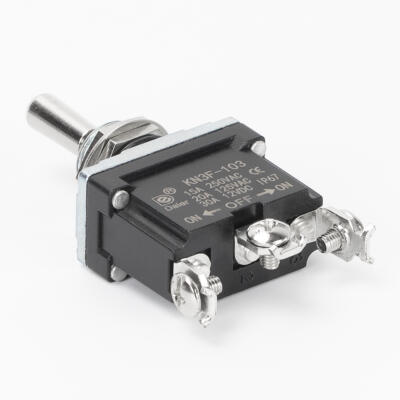 KN3F-103 30A 12VDC IP67 ON-OFF-ON Toggle Switch with 3-Pin KN3F-103 30A 12VDC IP67 ON-OFF-ON Toggle Switch with 3-Pin