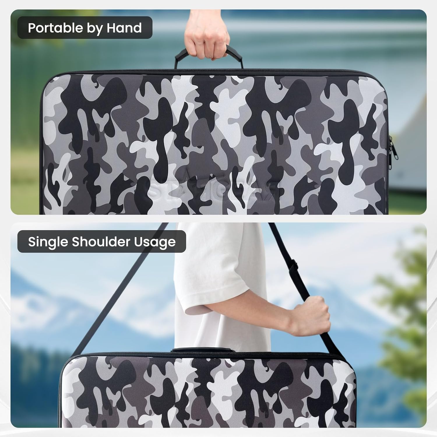 Starlink Gen 3 Travel Case Handbag with 4PCS Starlink Gen 3 Dish Stand Pad