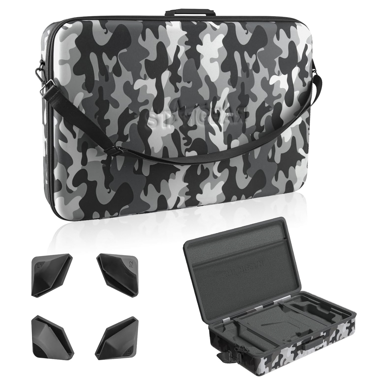 Starlink Gen 3 Travel Case Handbag with 4PCS Starlink Gen 3 Dish Stand Pad