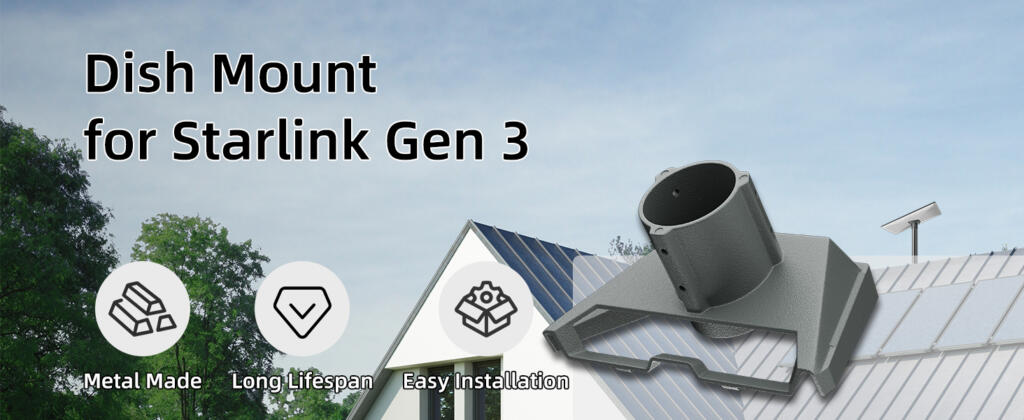 Gen3-DM1 Dish Mount for Starlink Gen3