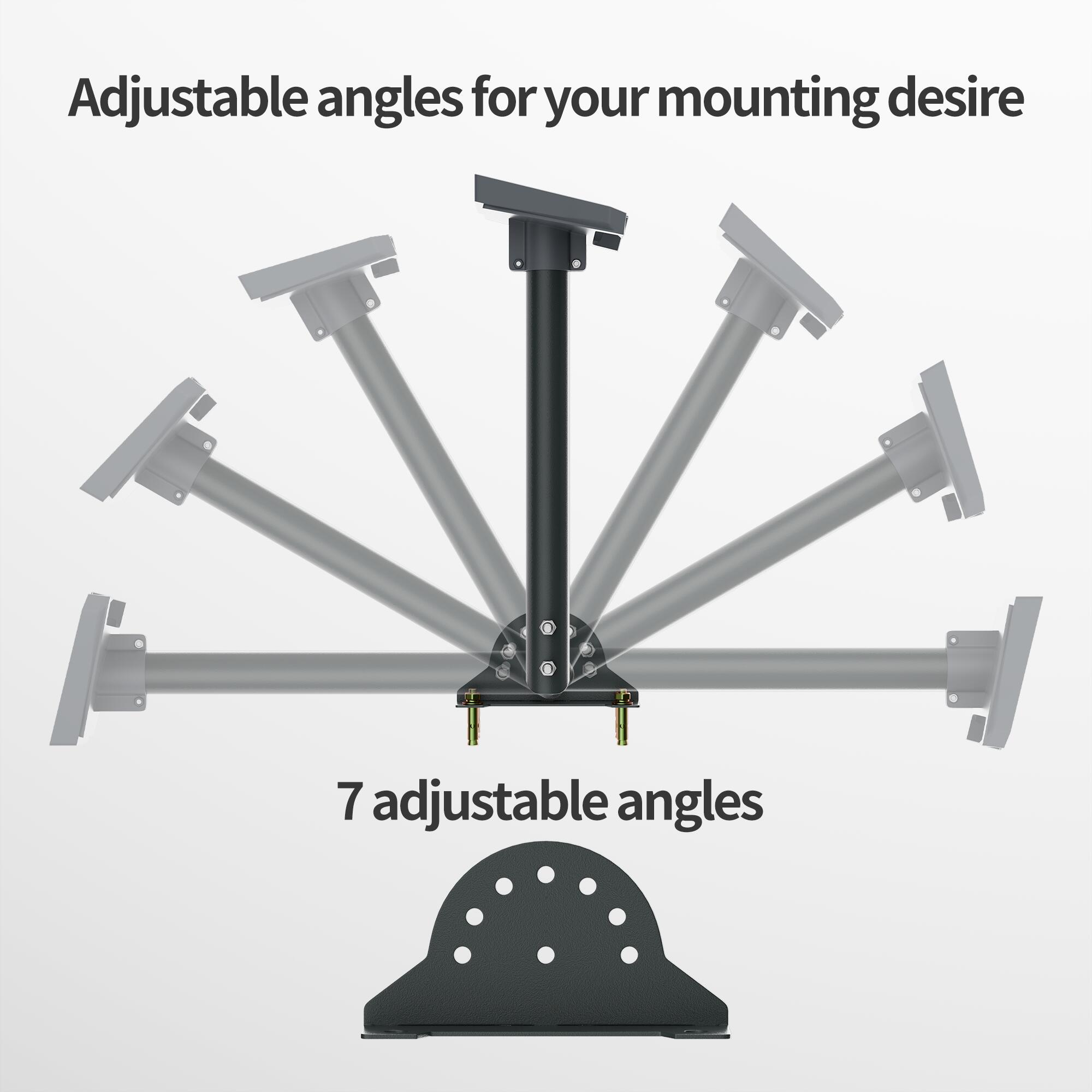 Starlink Gen 3 Roof Mount Kit with Pipe Adapter and Pole Mount Bracket