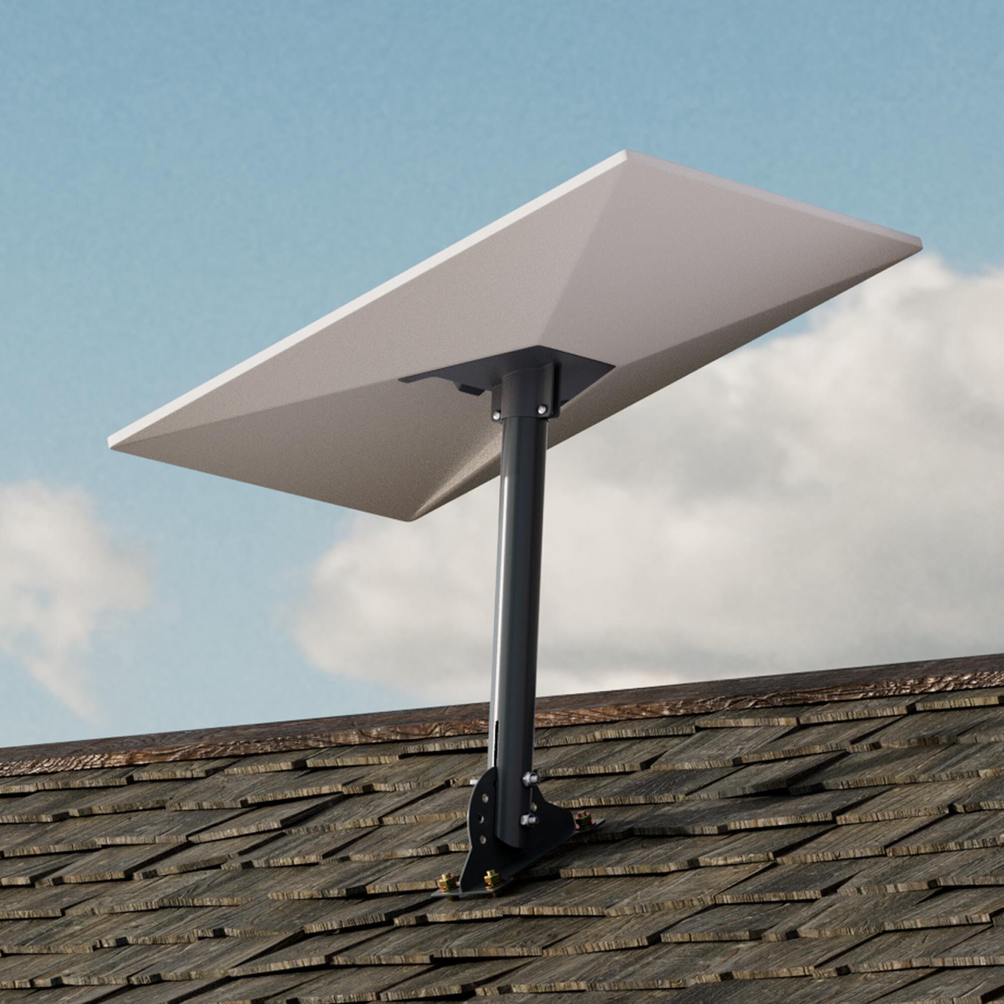 Starlink Gen 3 Roof Mount Kit with Pipe Adapter and Pole Mount Bracket