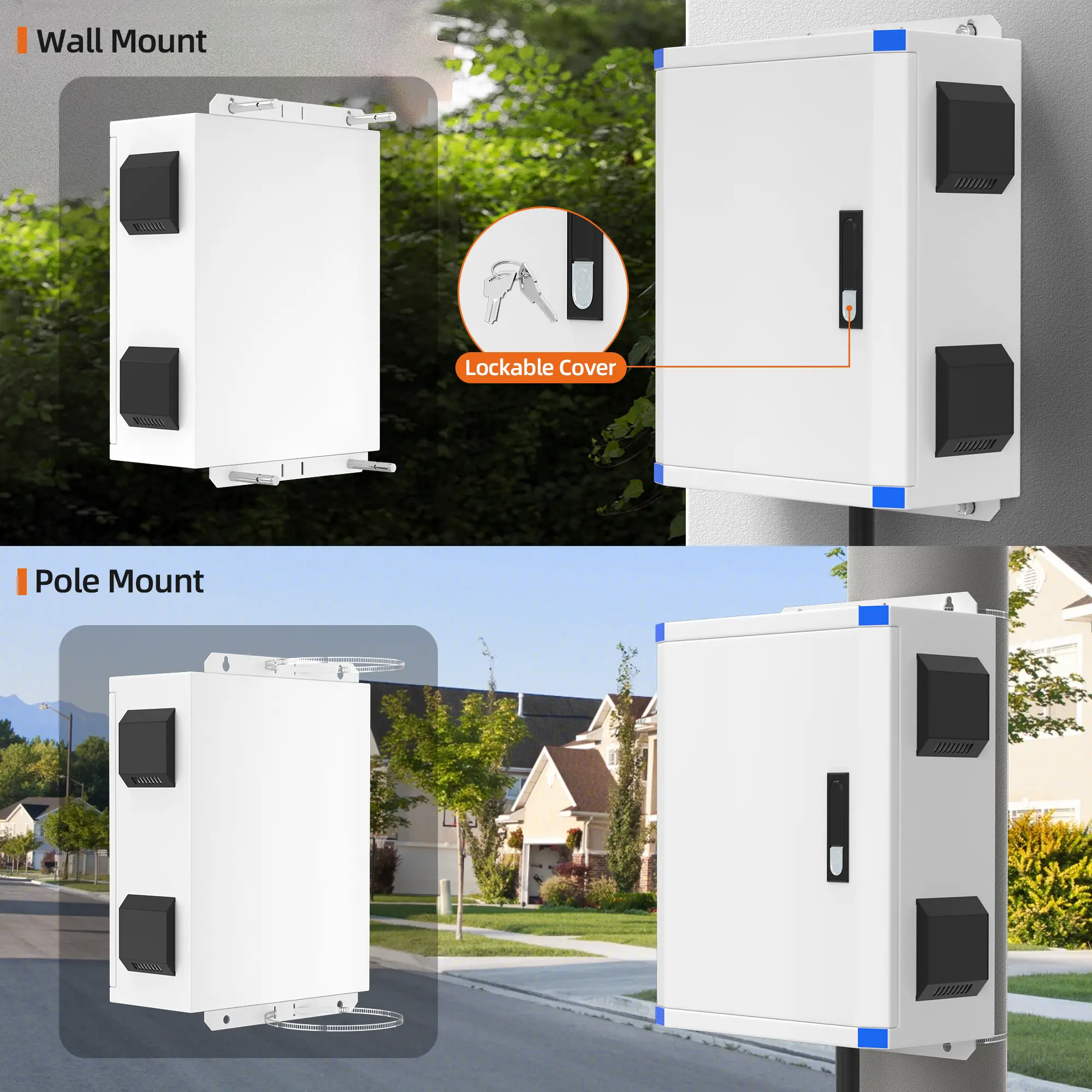 Outdoor Electrical Enclosure | 12V Fan | 19.7