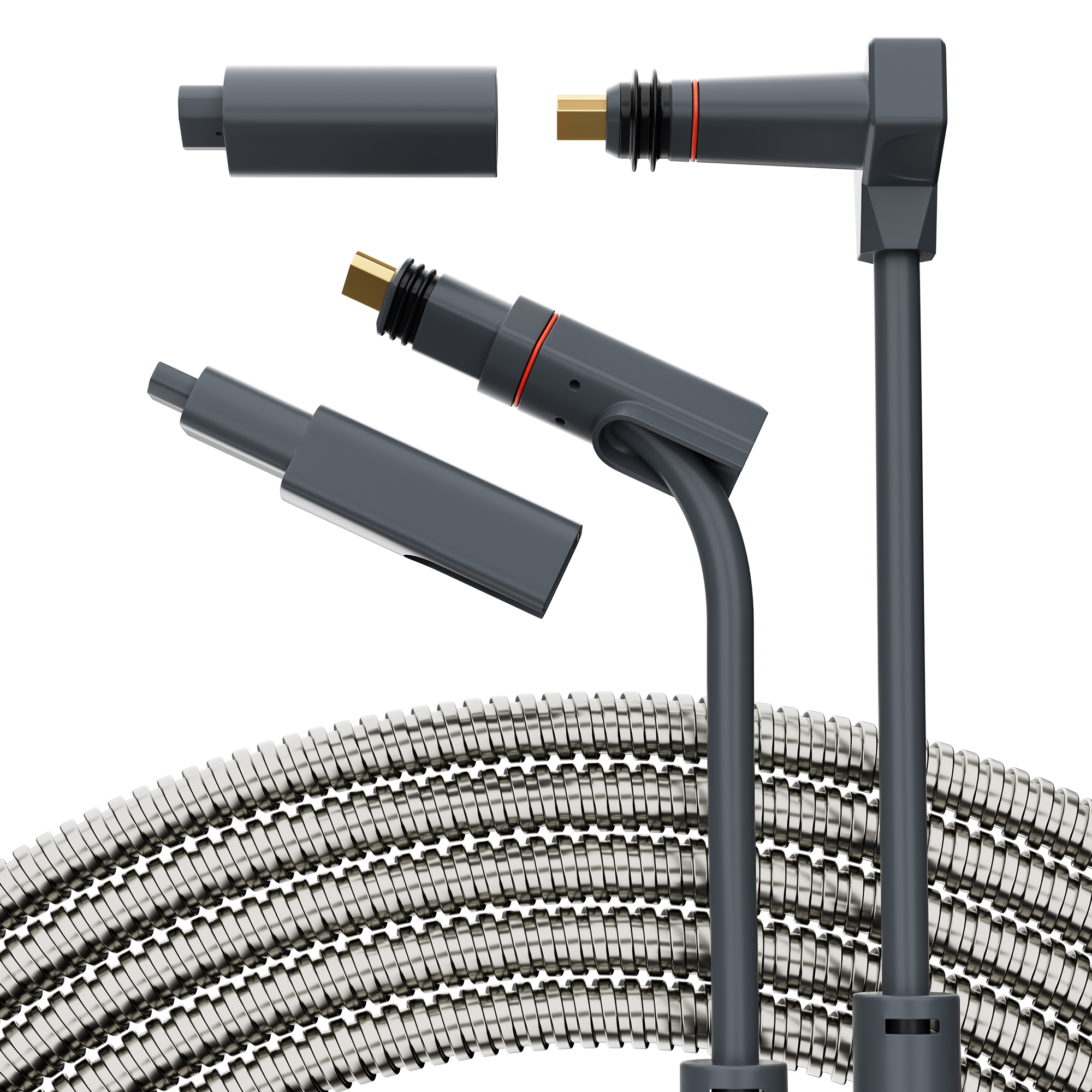 Starlink Gen2 24AWG Stainless Steel Armored MC Metal Clad Cable – 32.8FT/75FT