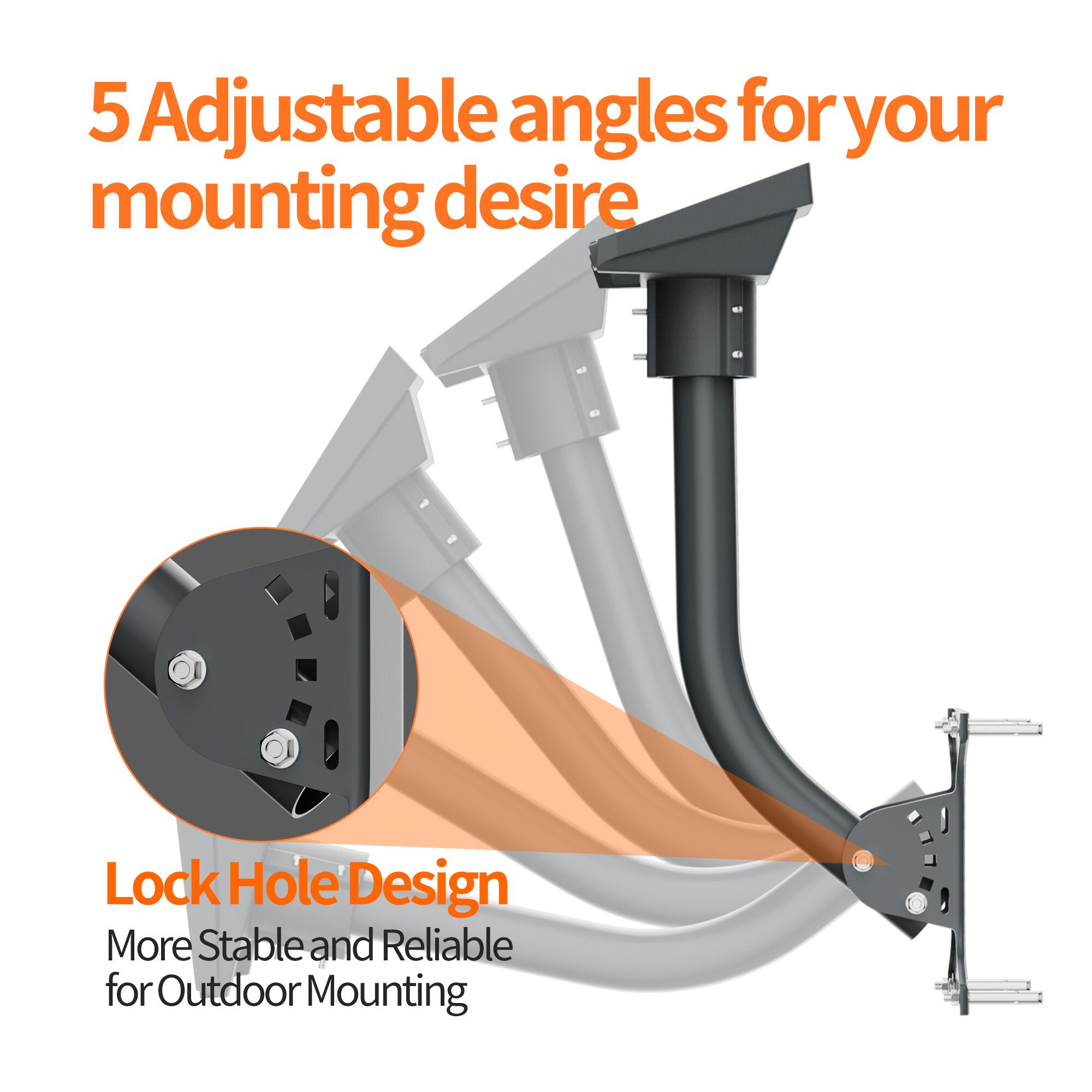GEN3-DM1-WM1 Starlink Gen 3 Wall and Roof Mount Kit with Pipe Adapter and Pole