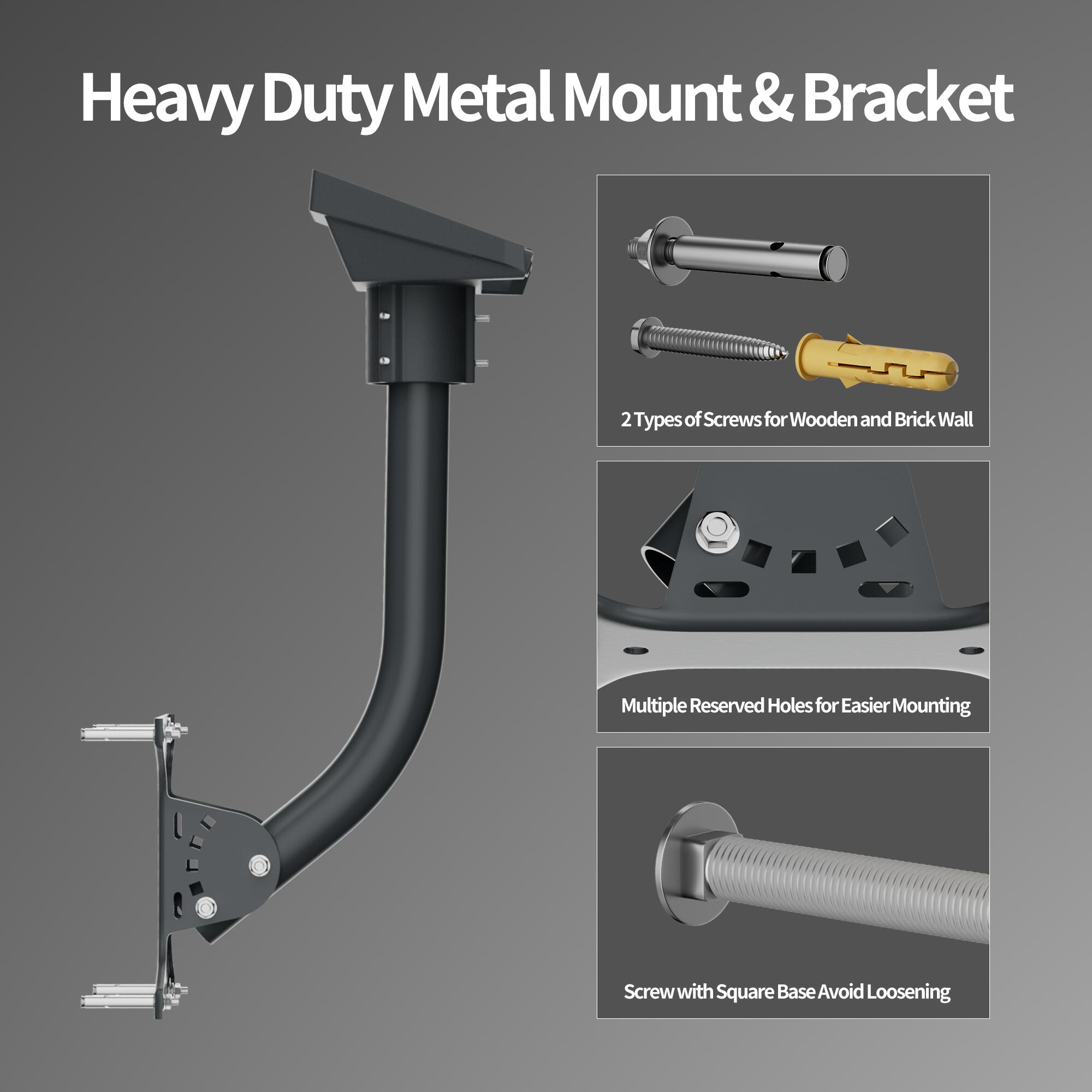 GEN3-DM1-WM1 Starlink Gen 3 Wall and Roof Mount Kit with Pipe Adapter and Pole