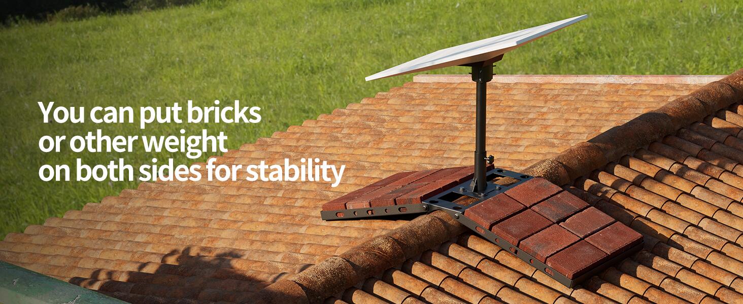 Gen3-DM1-PRM1 Adjustable Starlink Gen3 Roof Peak Ridge Mount Kit