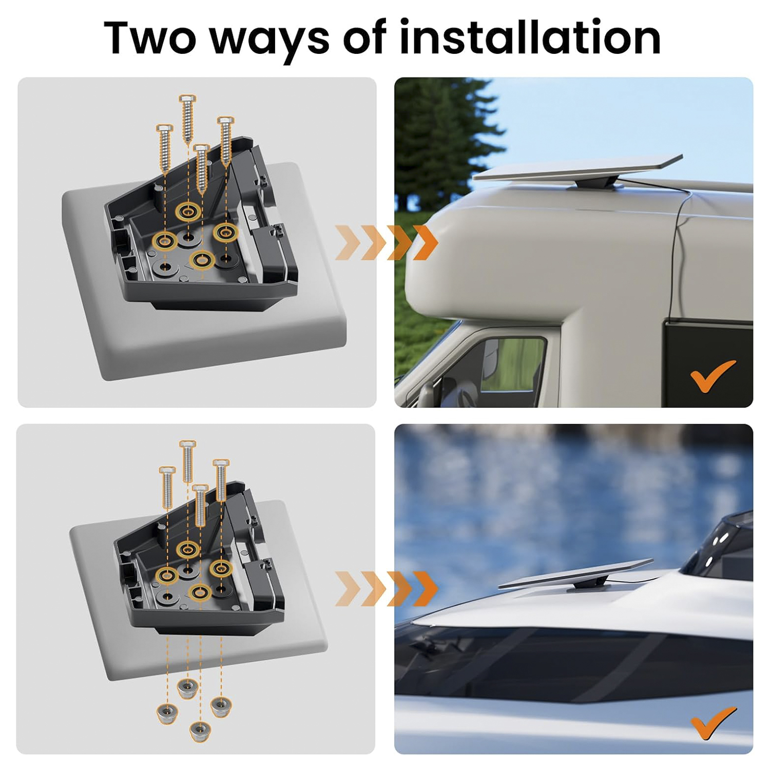 Gen3-DM7-TP Starlink Gen 3 Mobility Mount Aluminum Alloy Anti-Theft Kickstand Kit