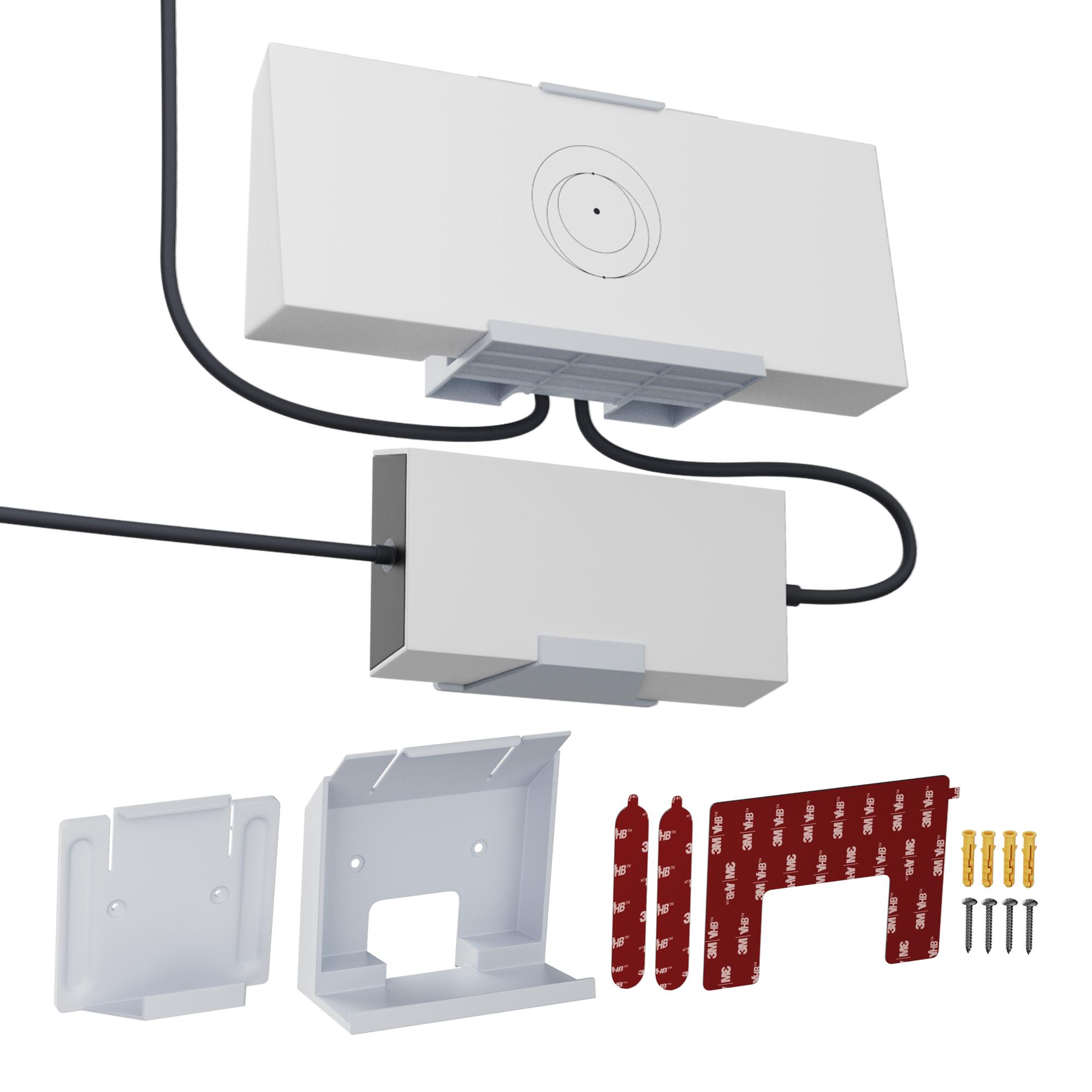 Gen3-R2 Starlink Gen3 Router and Power Supply Wall Mount Kit – No Drill Installation