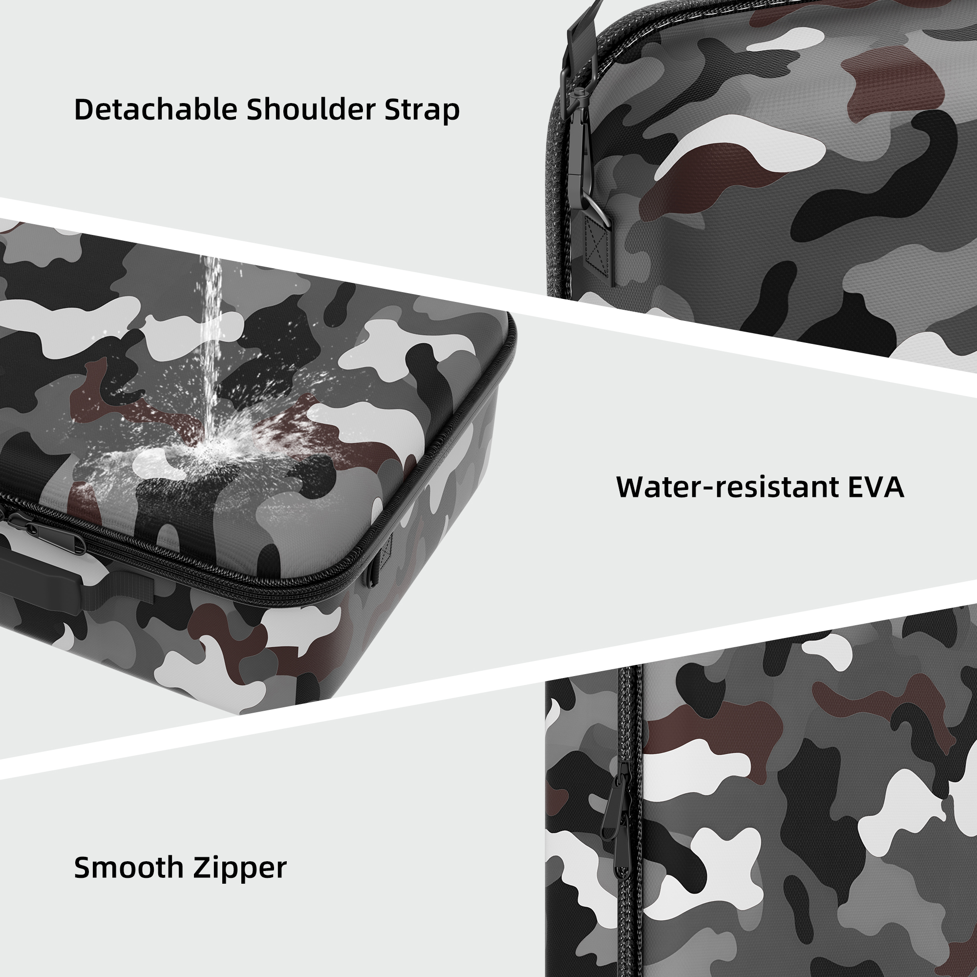 MINI-BAG4 Starlink Mini EVA Camo Hard Shell Travel Protective Case with Organized Storage