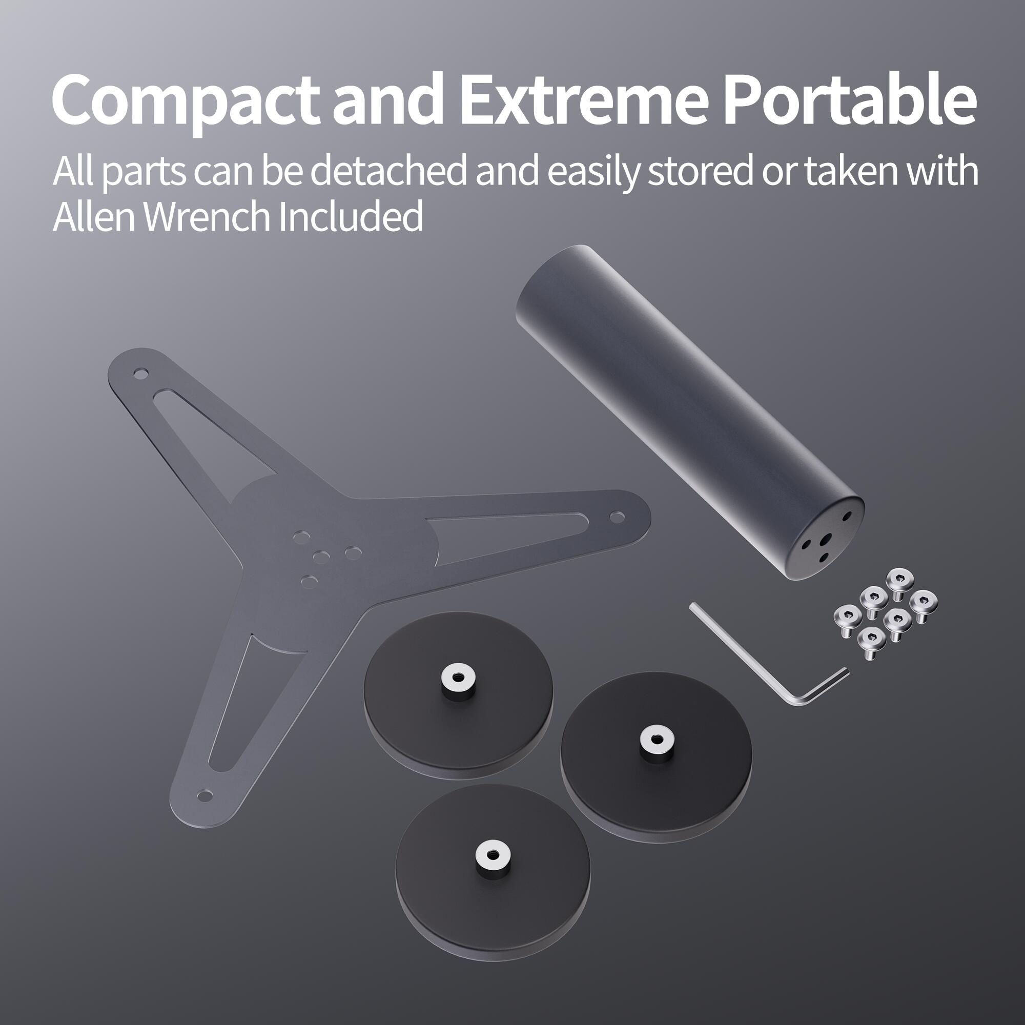 MINI-BR4 Starlink Mini Strong Magnetic Mount Compatible with Original Pipe Adapter