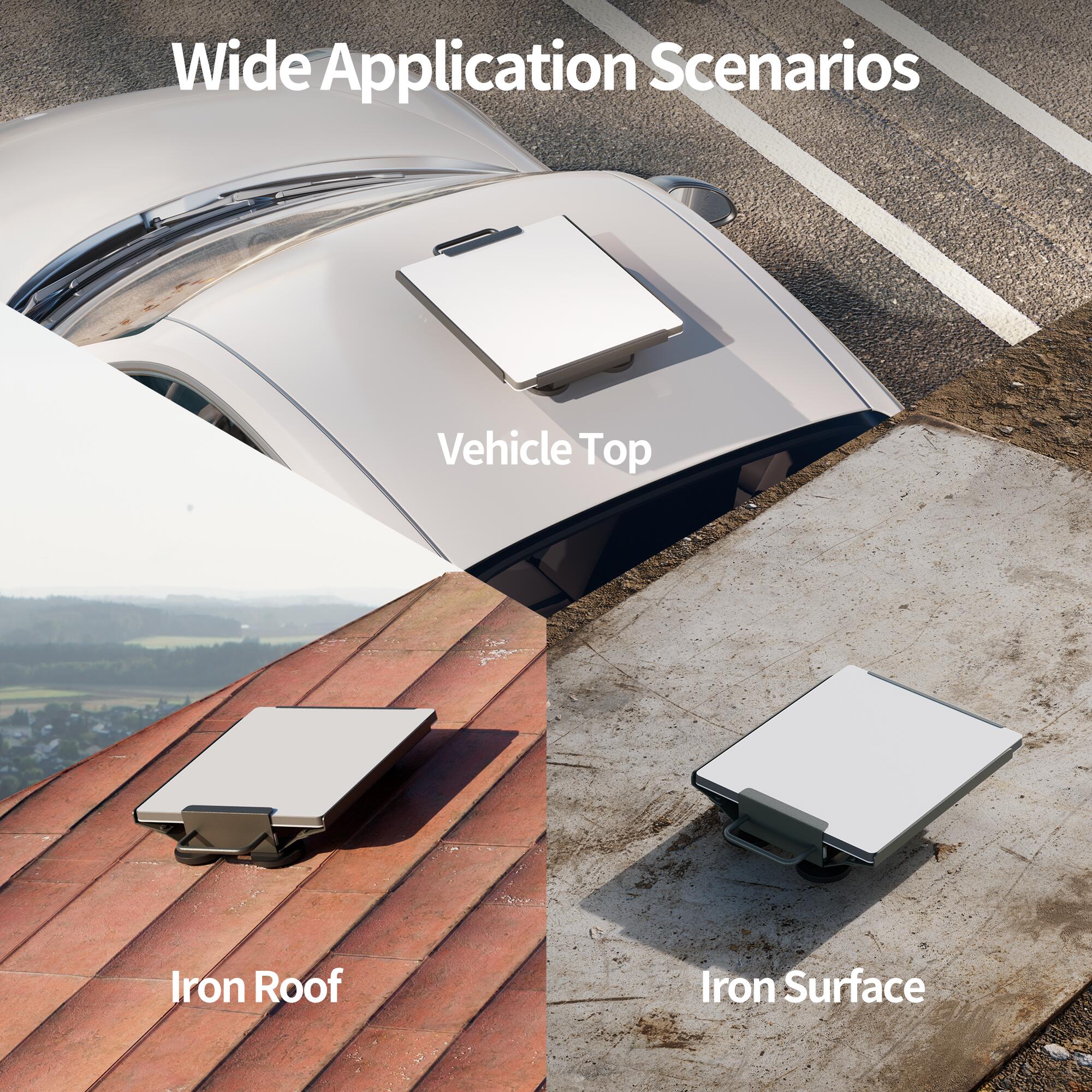 MINI-BR5 Starlink Mini Portable Magnetic Roof Mount with Powerful Magnets and No Drill Installation
