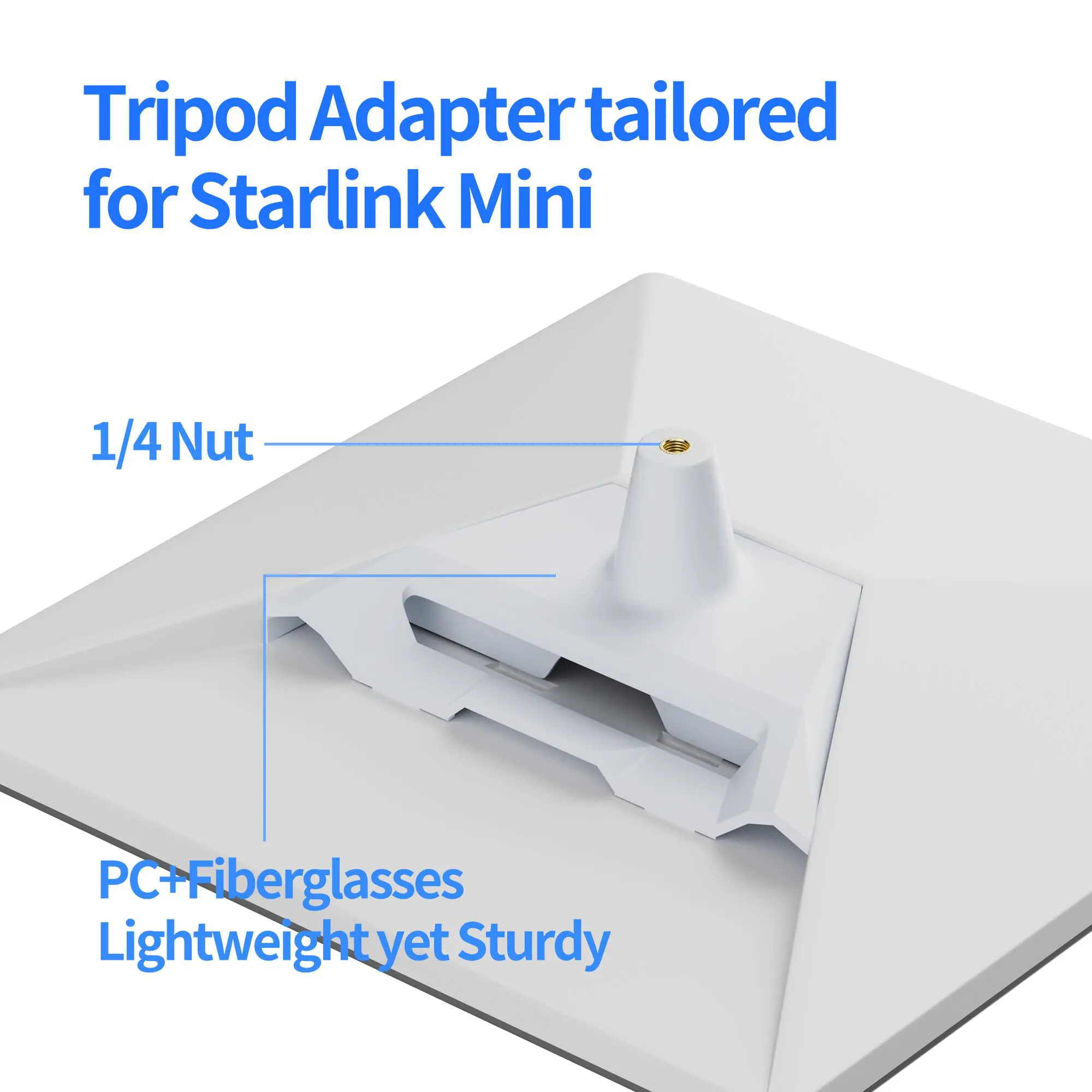 Starlink Mini Portable Extendable Tripod With 1/4 Inch Nut Tripod