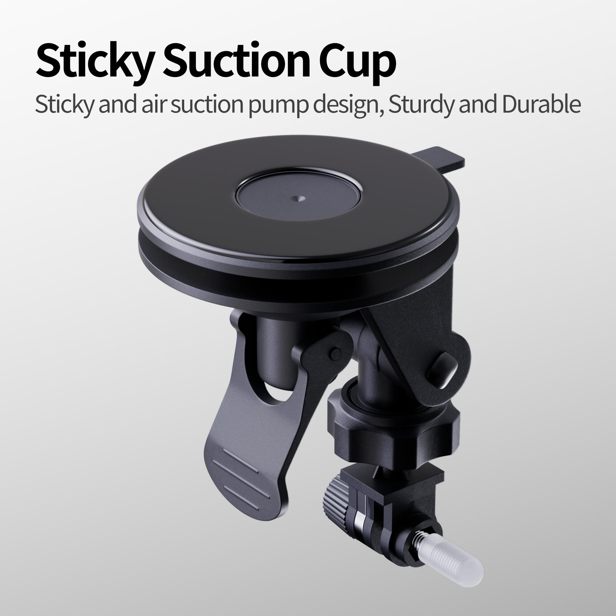 MINI-BR7 Starlink Mini Suction Cup Mount with Adjustable Arm for Car Windows and Sunroofs