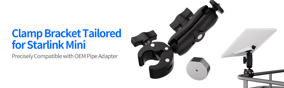 MINI-CM2 Clamp Bracket Tailored for Starlink Mini