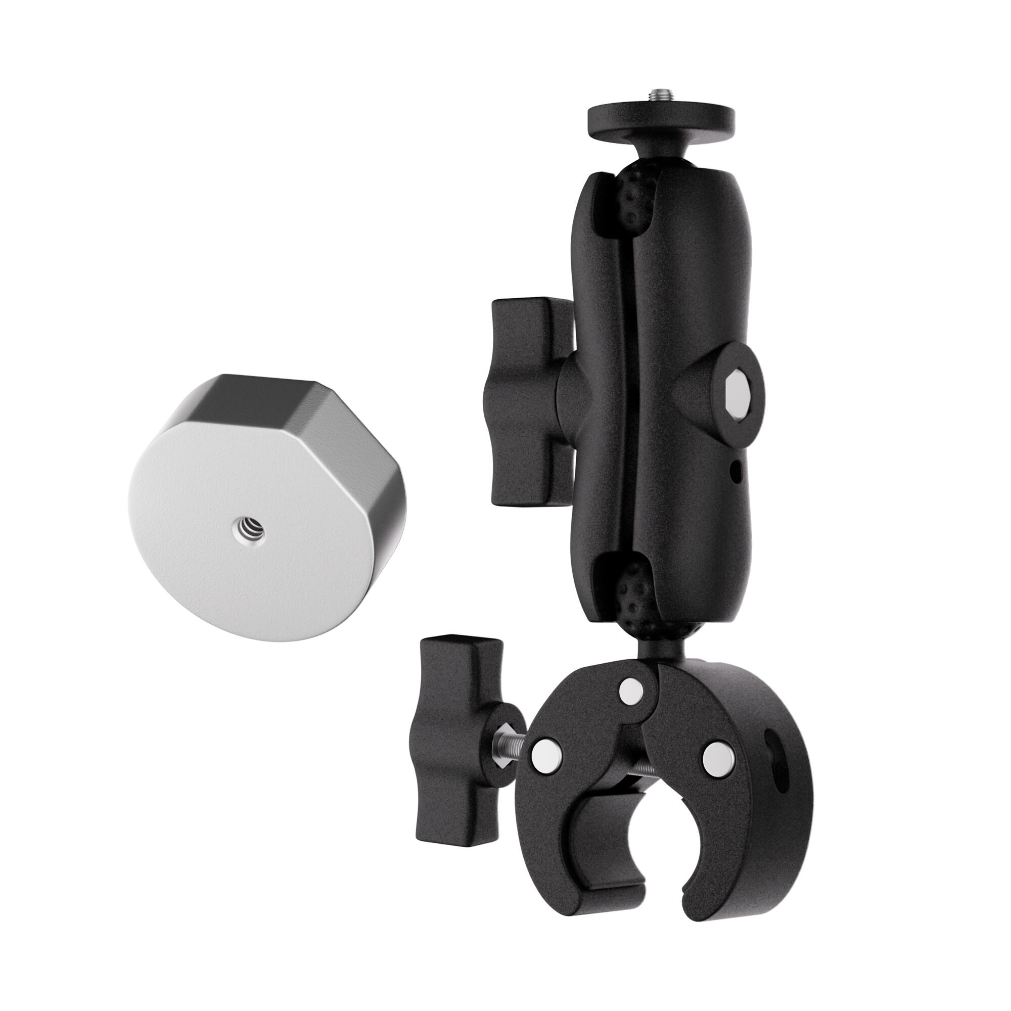 MINI-CM2 Starlink Mini Clamp with Double Ball Head Magic Arm and Tripod Adapter