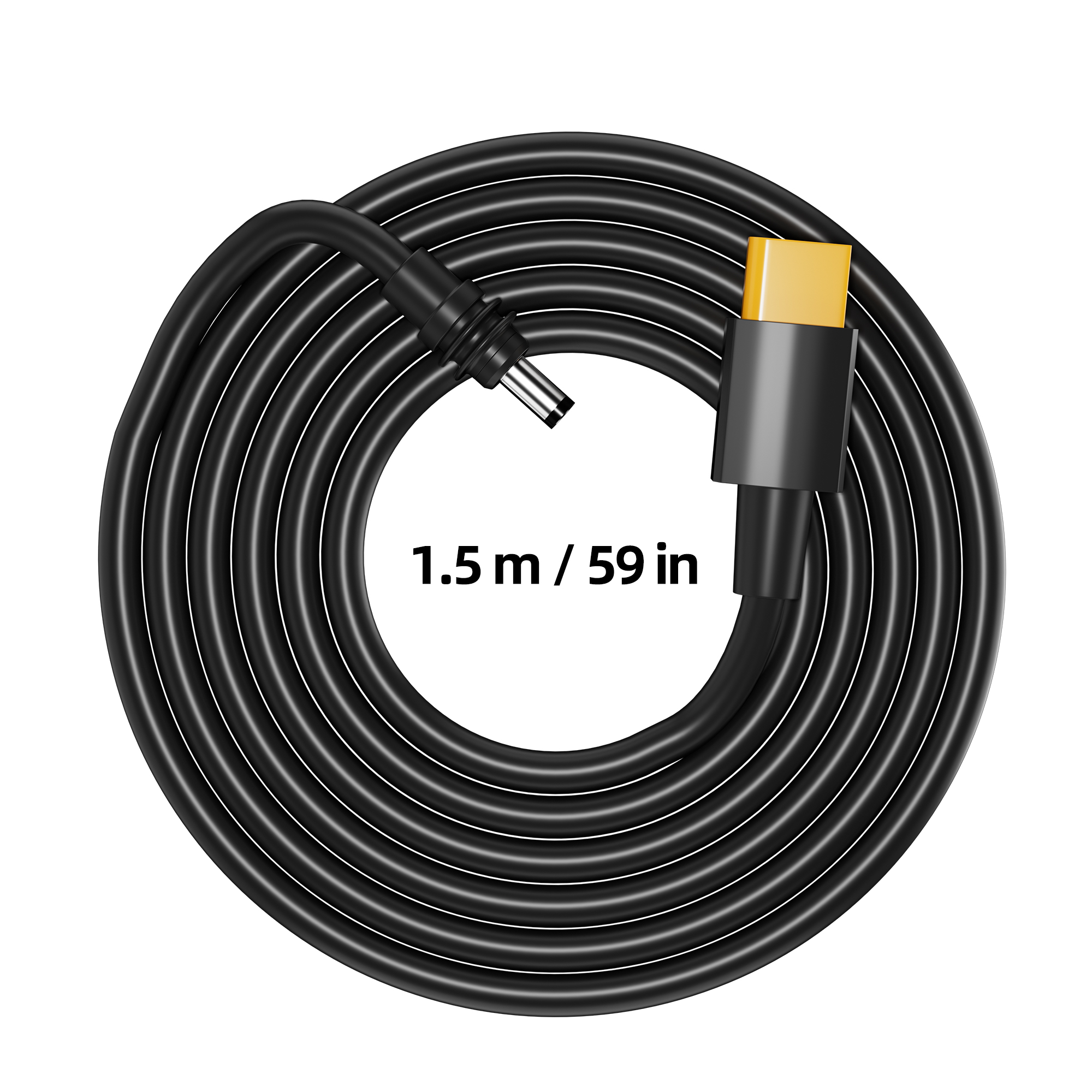 MINI-DC-XT60M Starlink Mini XT60 Male Connector to DC Power Cable – 16AWG – 4.9FT/1.5M