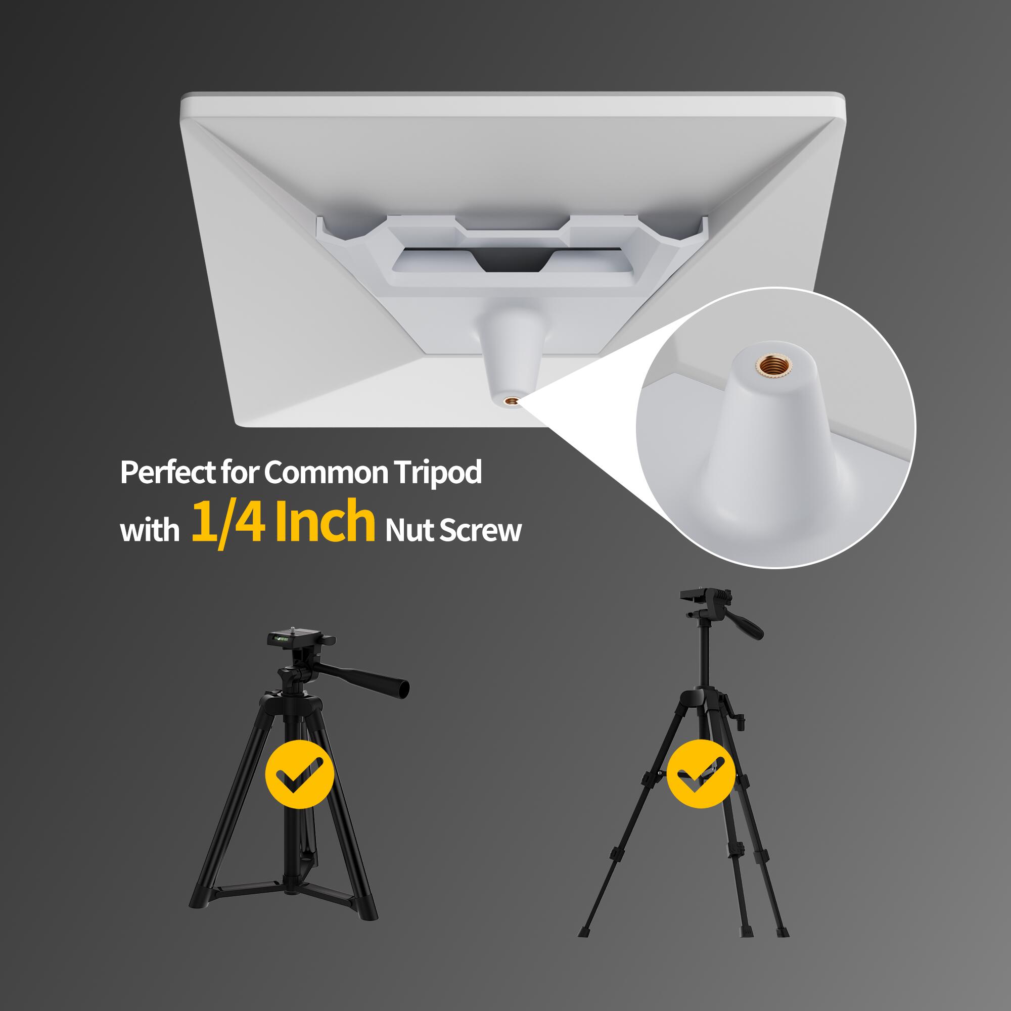 MINI-DM1 Starlink Mini Tripod Mount Adapter for 1/4″-20 Threaded Pattern Tripod