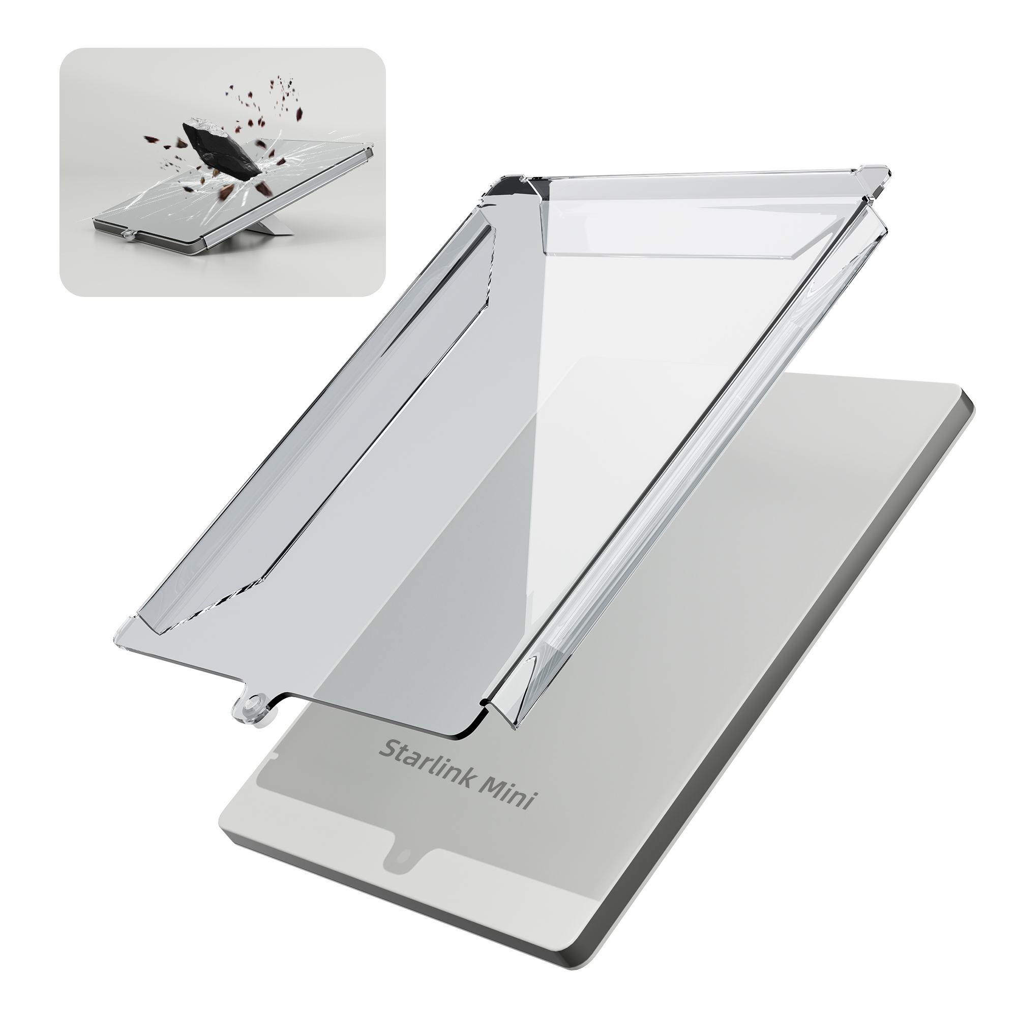 MINI-PC3 Starlink Mini HDPE Hard Protective Cover Impact Resistant & Scratch Resistant