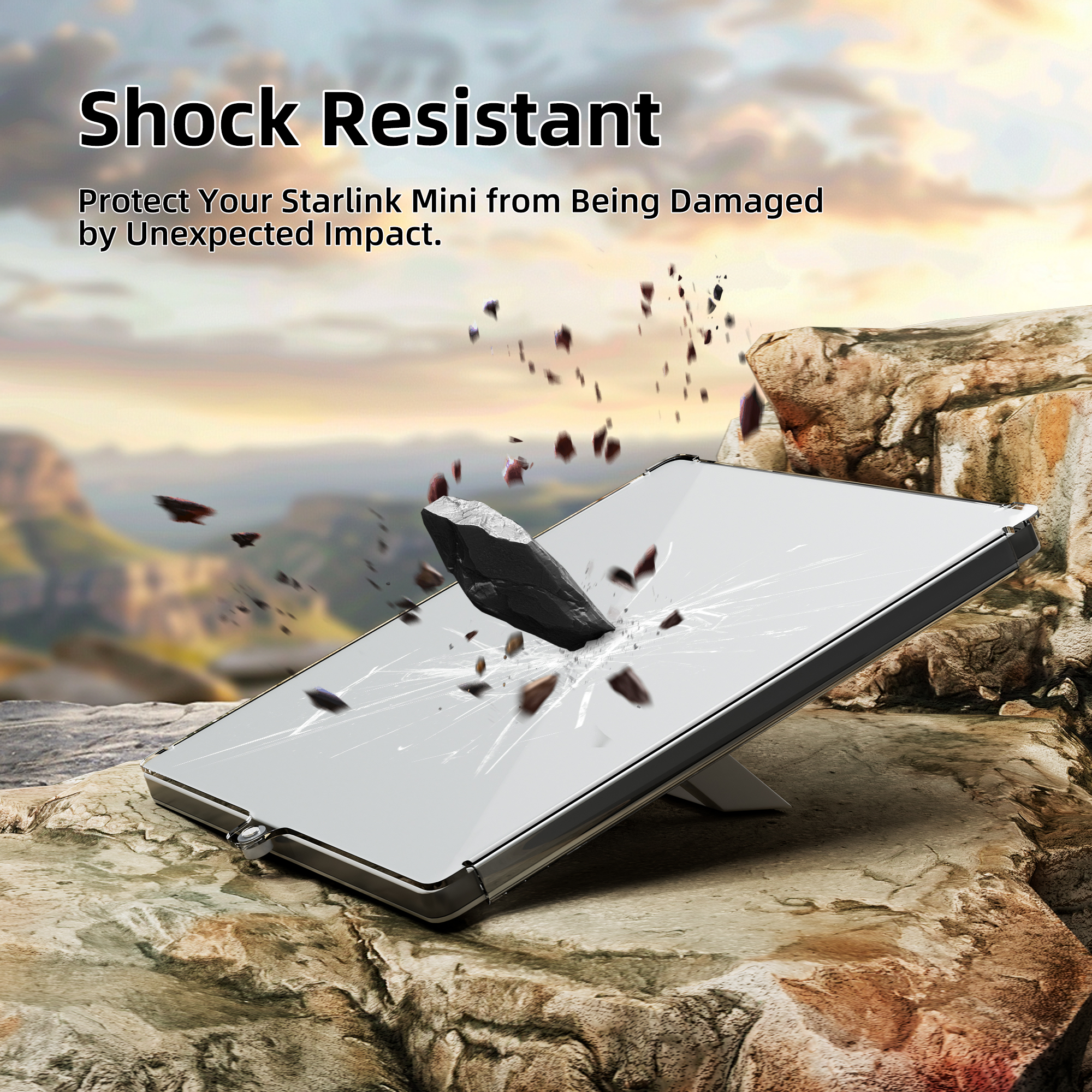MINI-PC3 Starlink Mini HDPE Hard Protective Cover Impact Resistant & Scratch Resistant