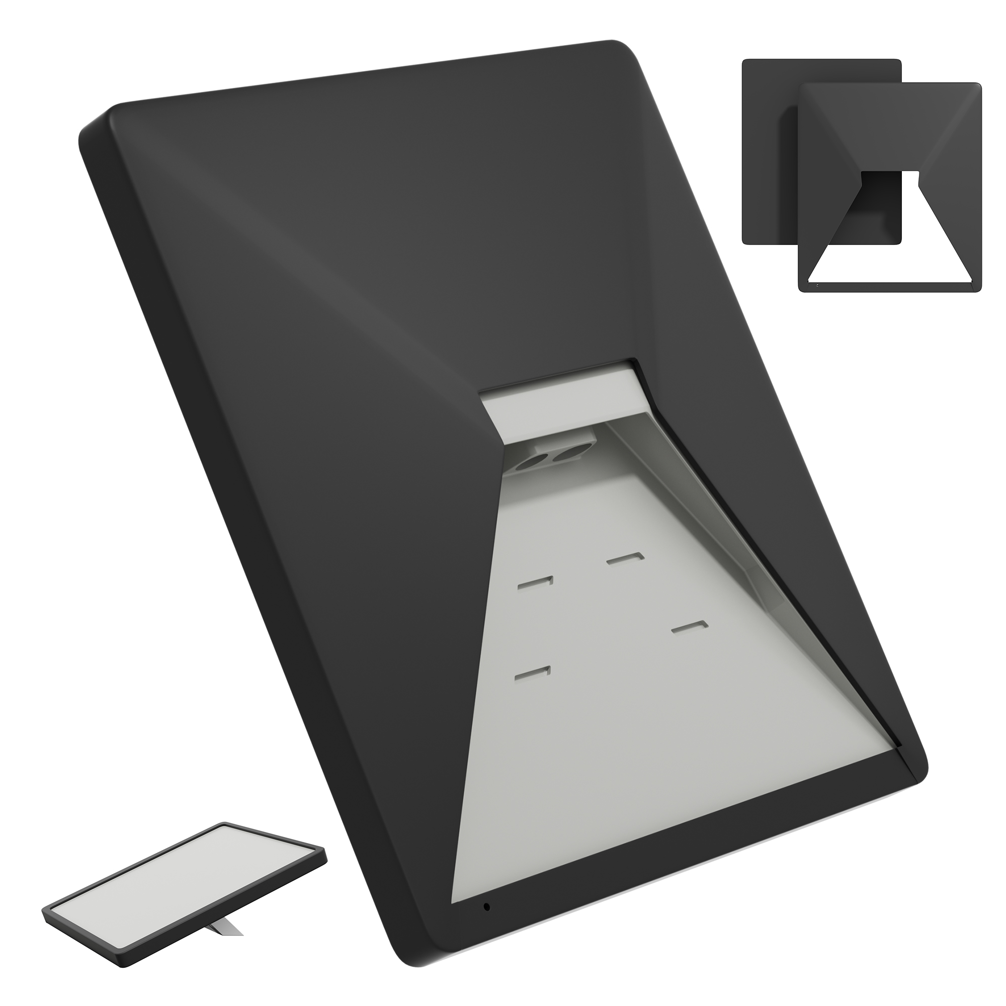 MINI-PC4 Starlink Mini Black or Grey Soft Liquid Silicone Protective Cover with Sticker