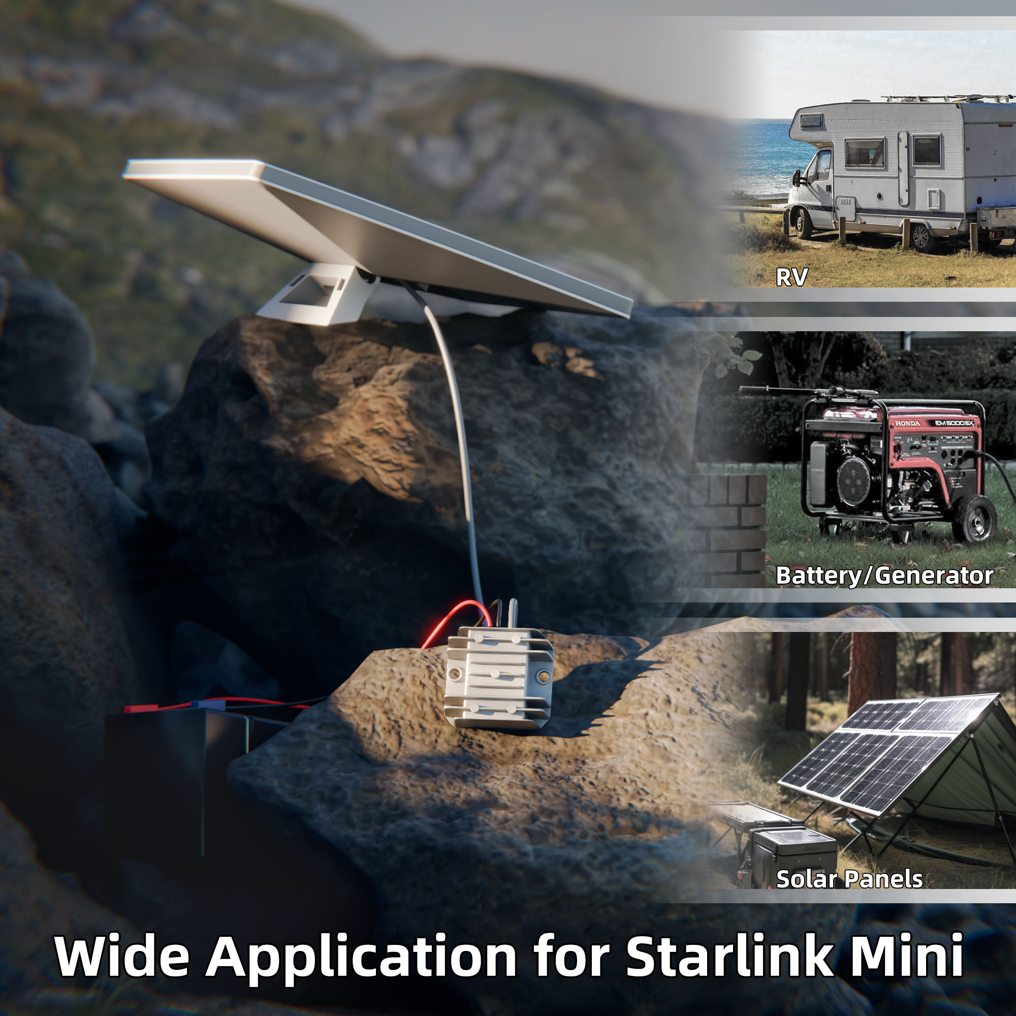 DC-DC30V3.5A Starlink Mini DC 9V to 28V Boost Converter with DC Power Cable