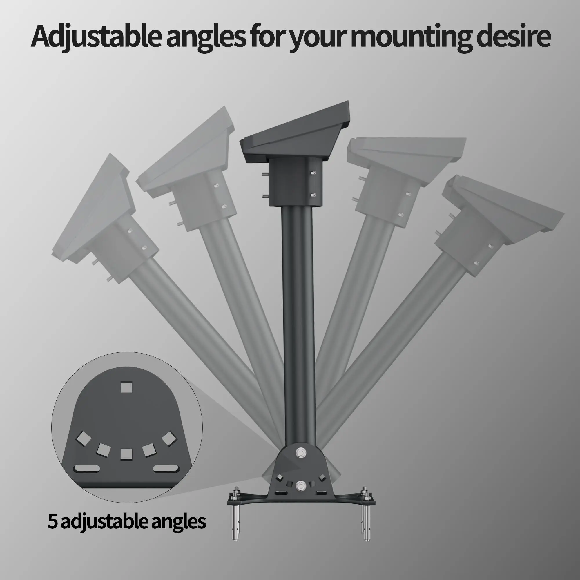 Support Réglable Pour Toit Ou Poteau - Kit De Montage Starlink Mini Gen 2
