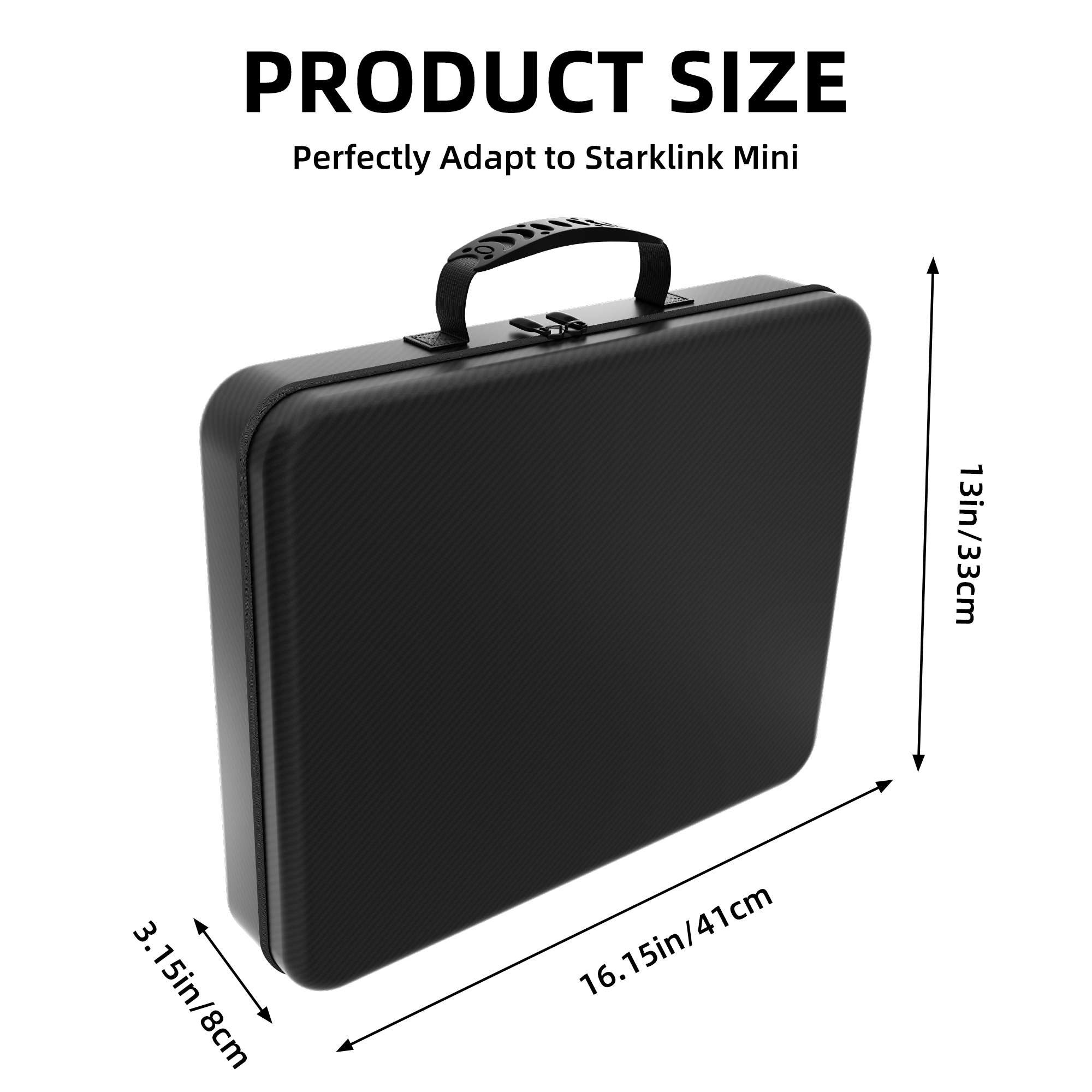 Mini-BAG7 Starlink Mini Lightweight Travel Protective Case with Accessories Storage
