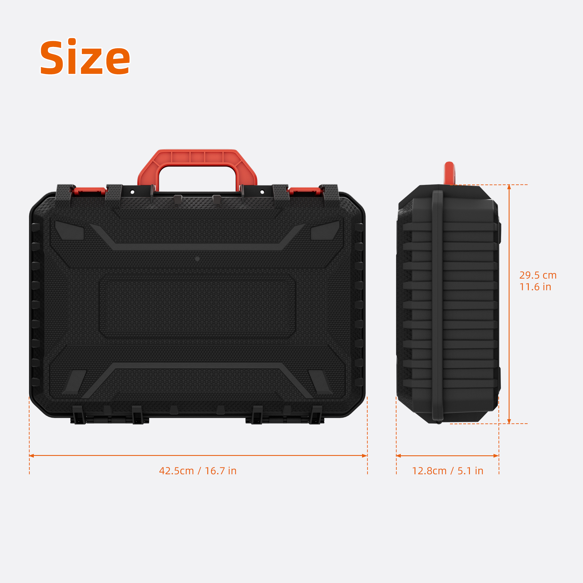 Mini-BAG8 Starlink Mini PP Hard Protective Travel Case with Custom Foam Interior