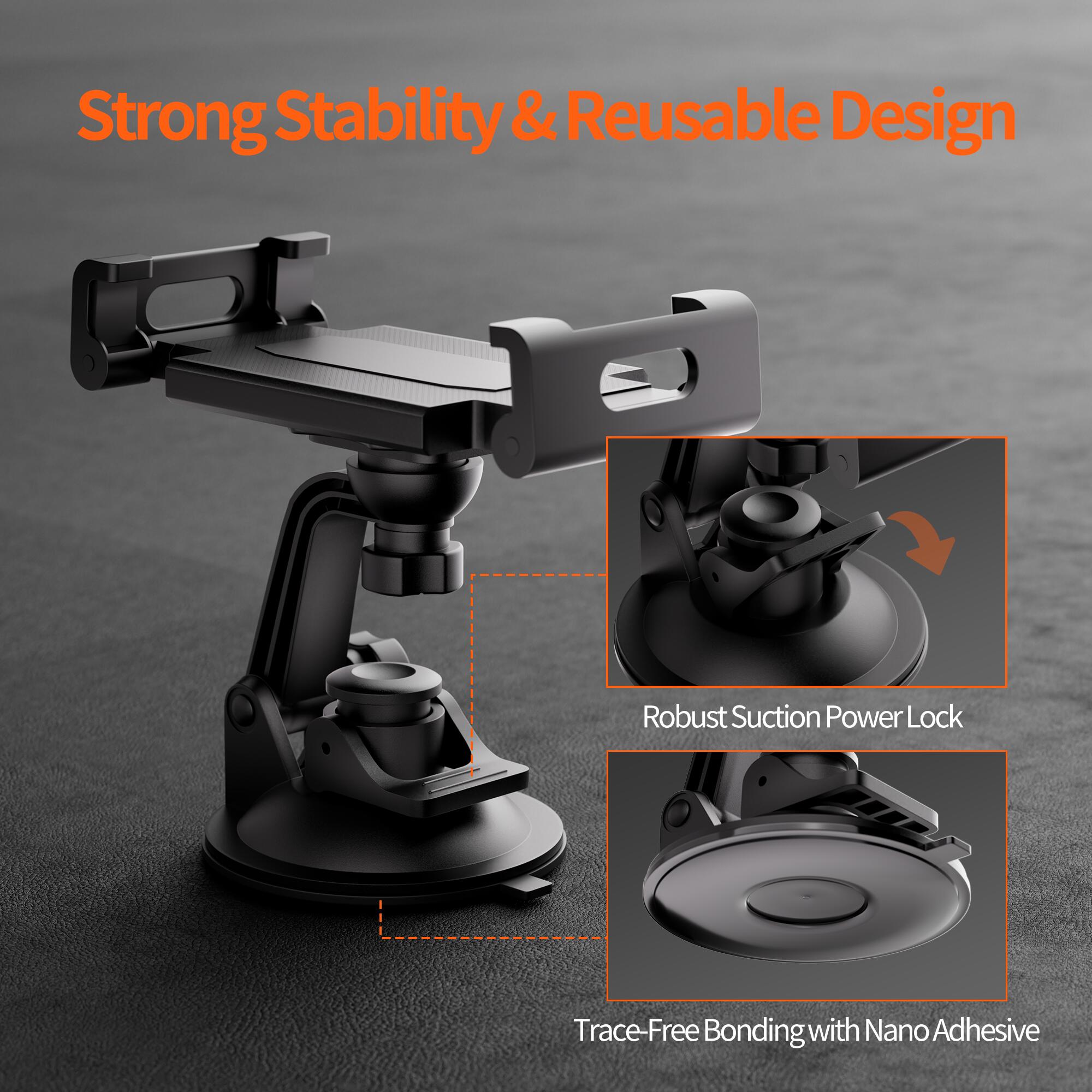 MINI-BR10 Universal Stand Tablet and Phone Car Holder fit Starlink Mini – 5.52″- 11.02″