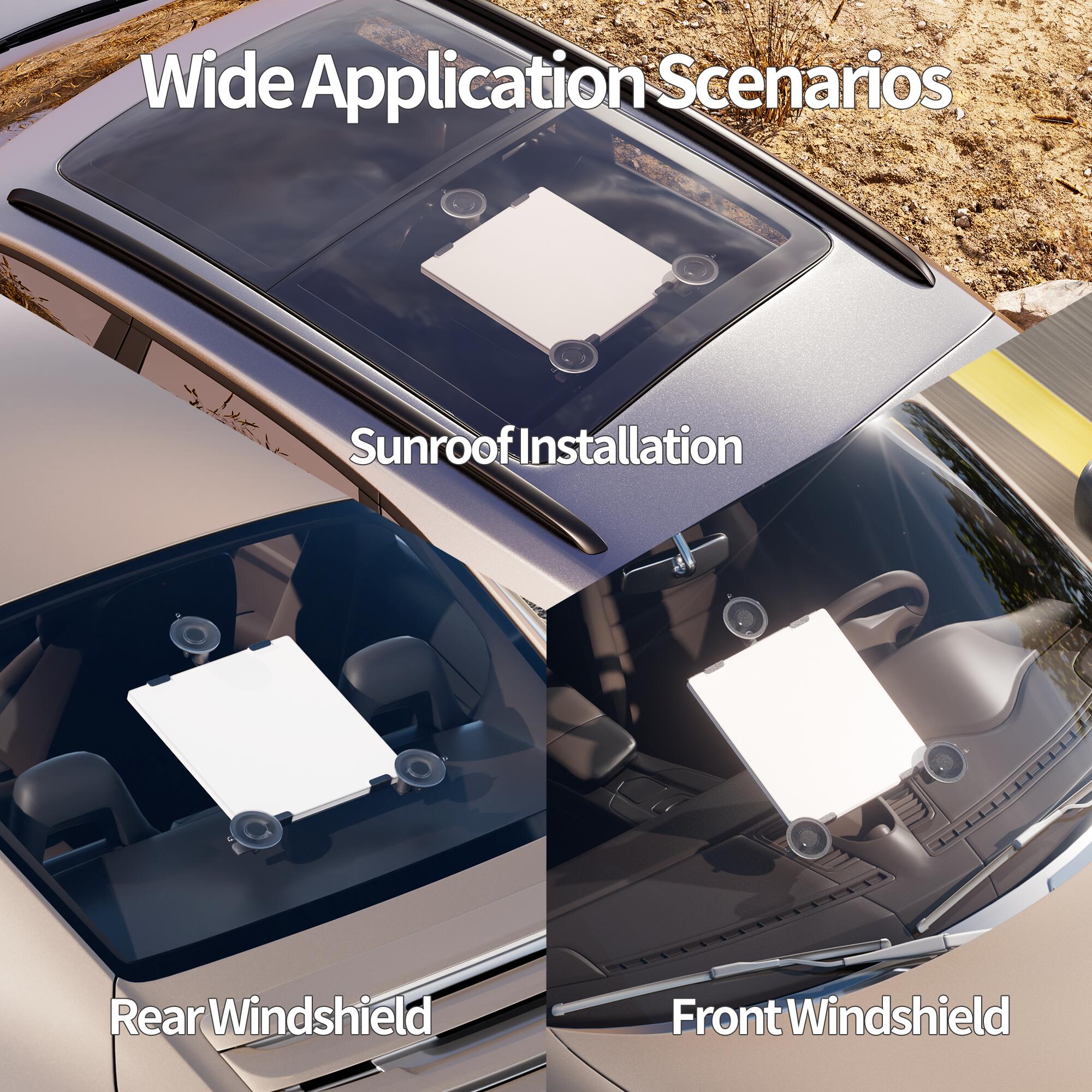 MINI-BR8 Starlink Mini Suction Cup Mount Kit for Car Windows and Sunroofs