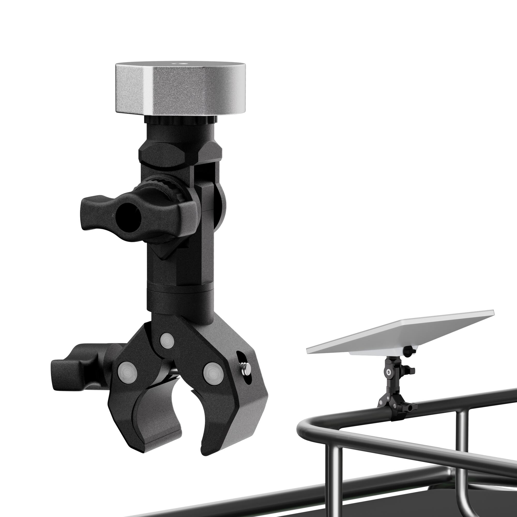 MINI-CM3 Starlink Mini Clamp Mount with 1/4″ Screw Mount and Tripod Adapter